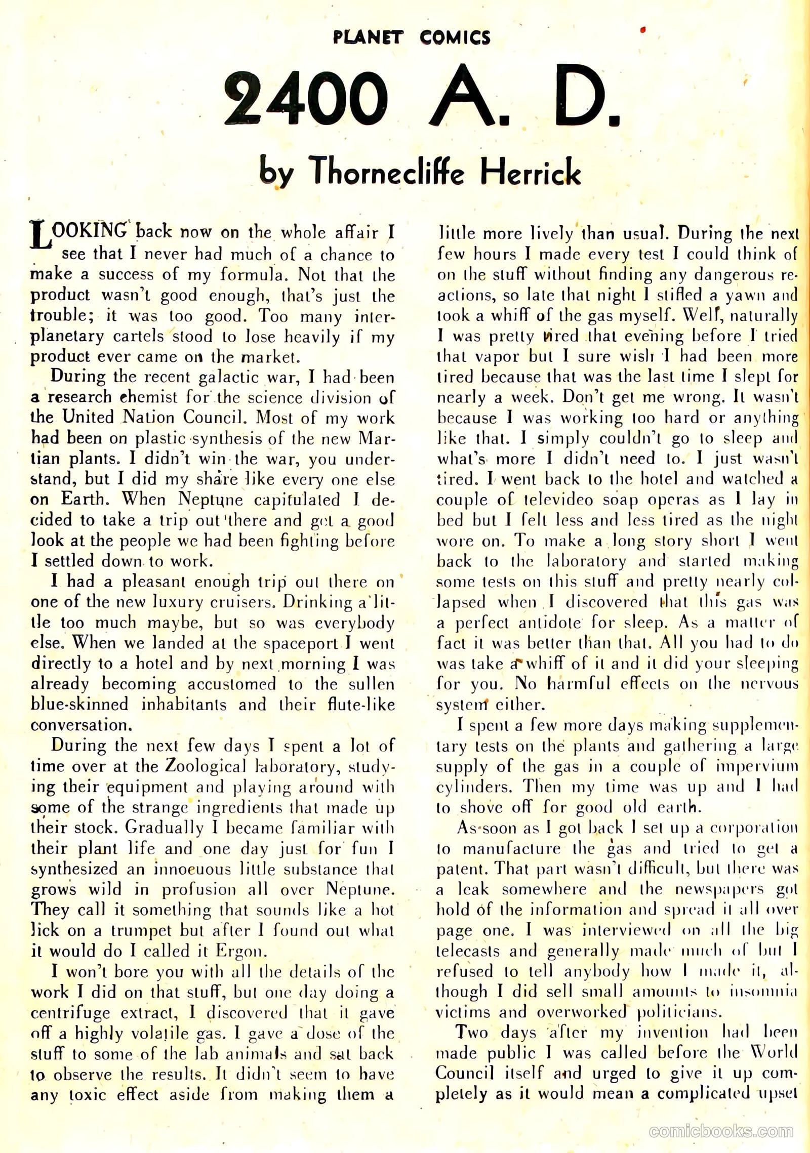 Planet Comics #43 (1946) — page 34 of 52