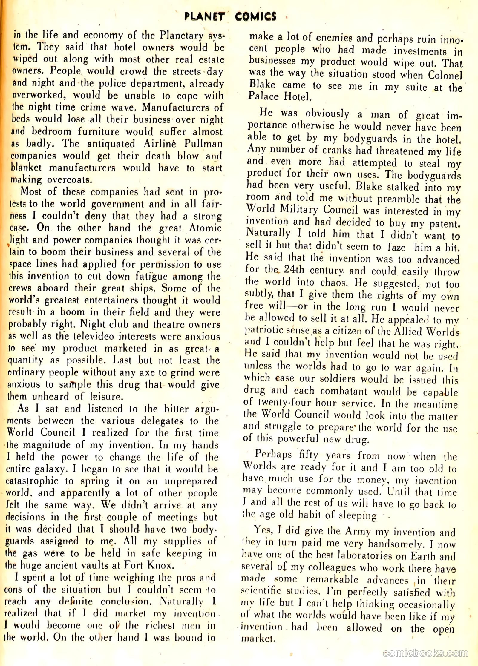 Planet Comics #43 (1946) — page 35 of 52