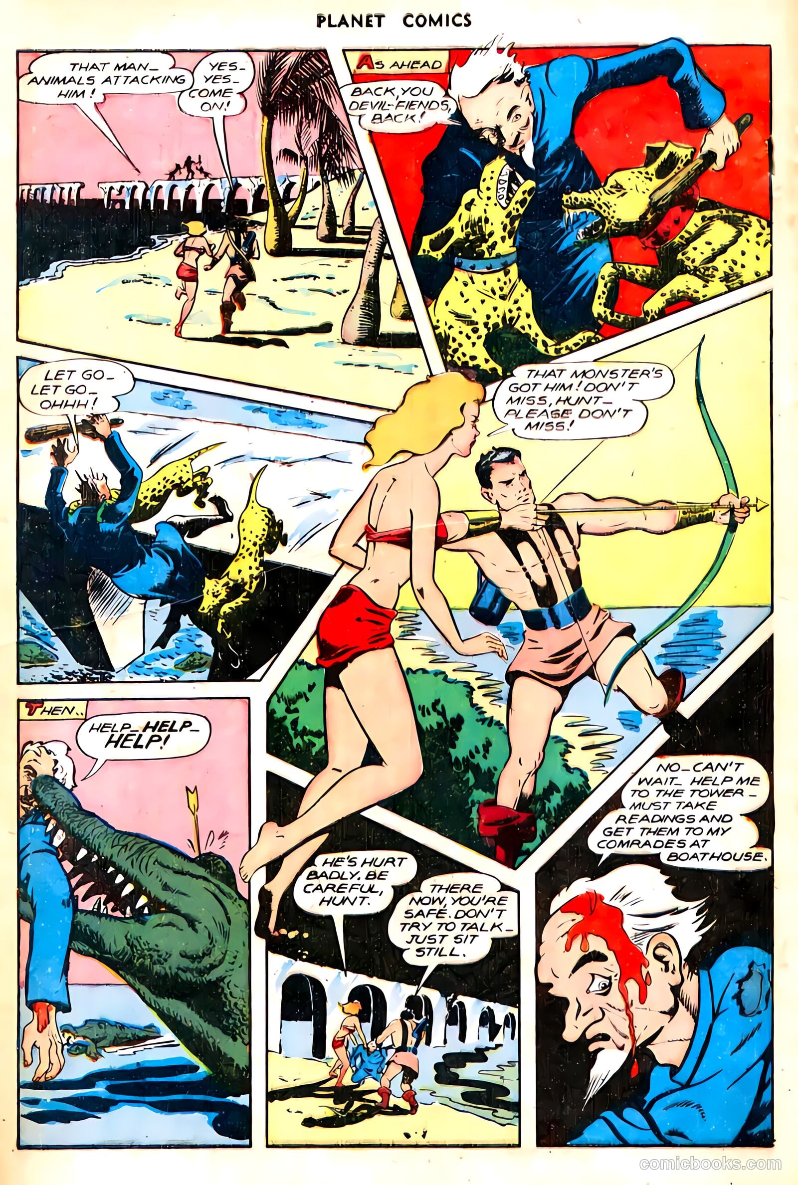 Planet Comics #44 (1946) — page 5 of 53