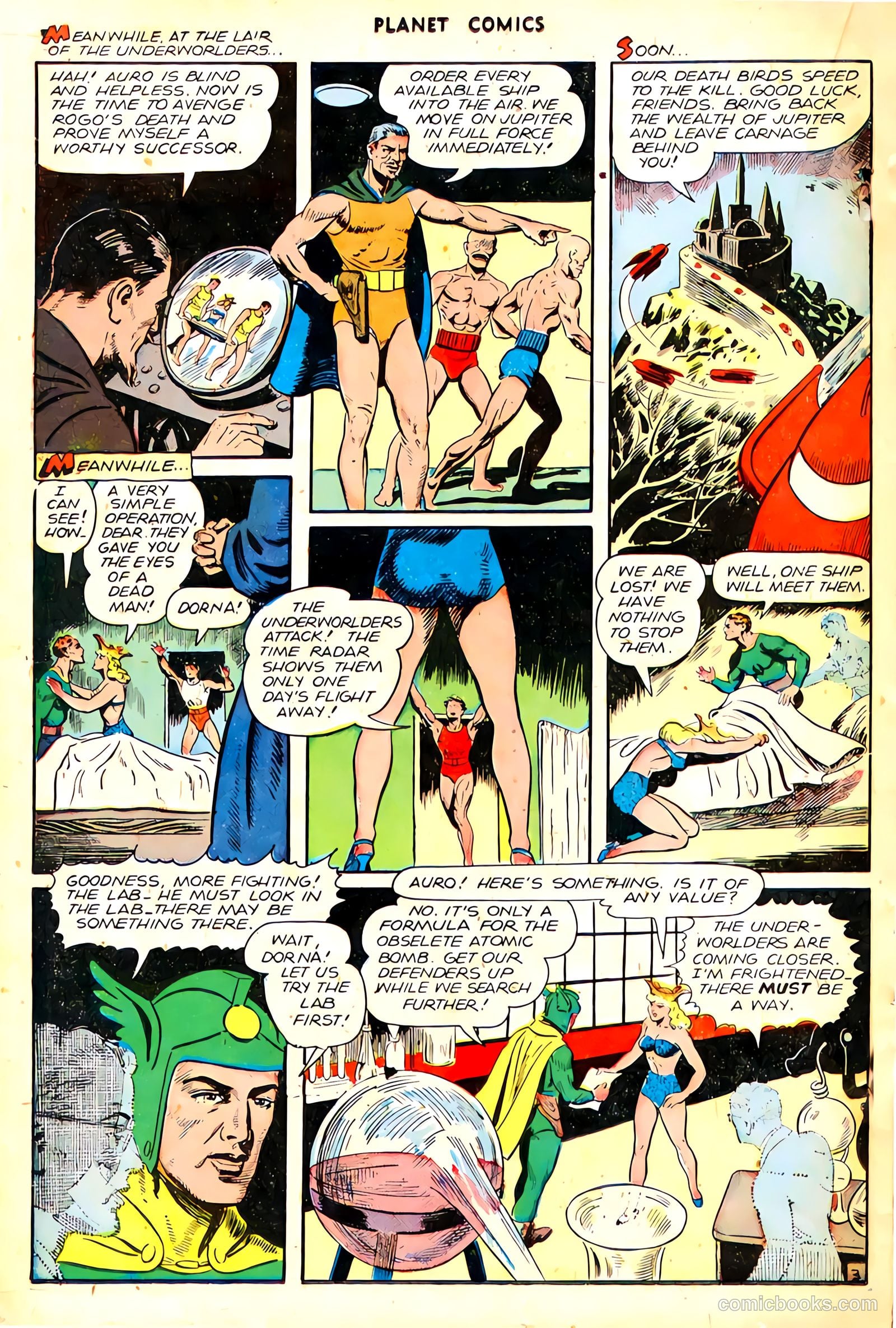 Planet Comics #44 (1946) — page 23 of 53