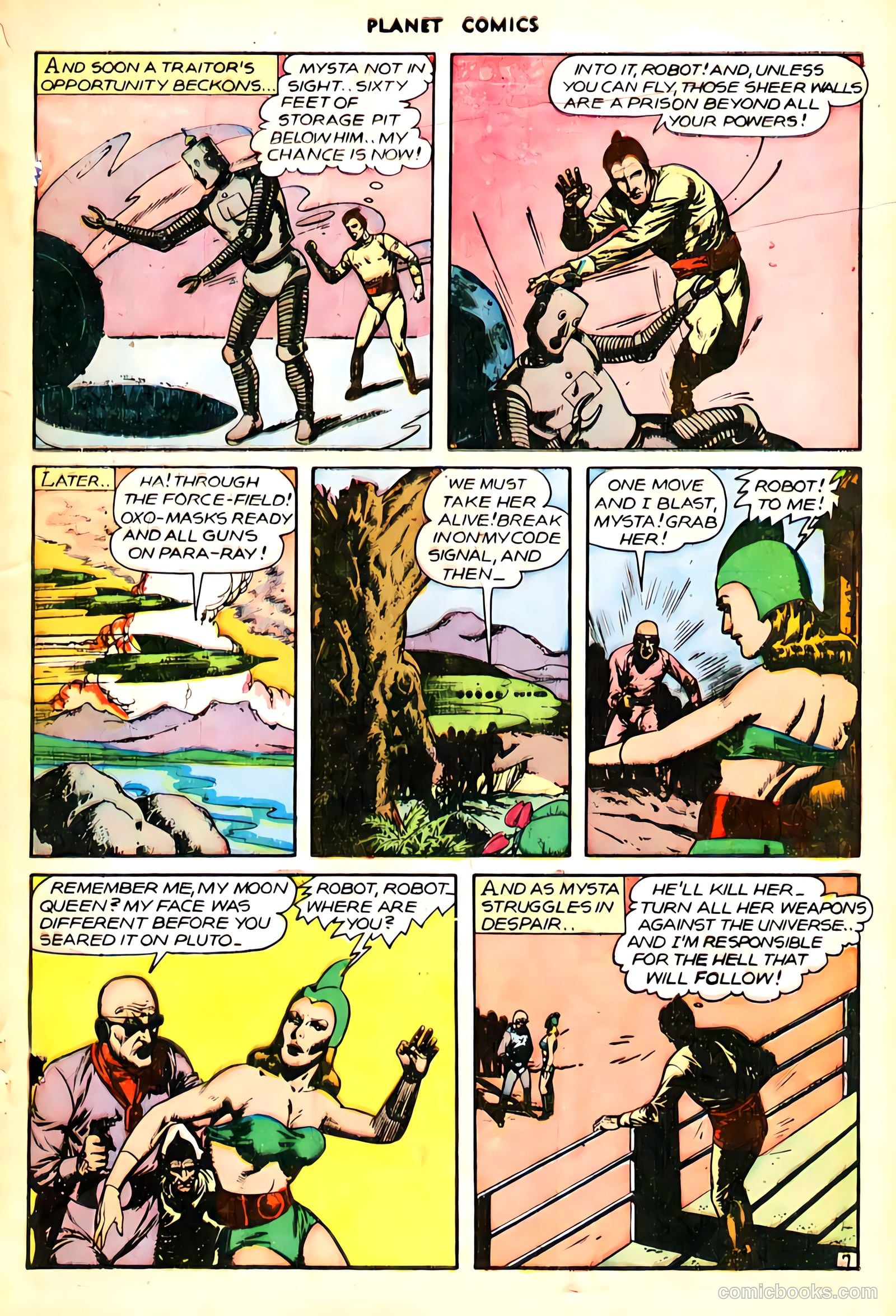 Planet Comics #44 (1946) — page 50 of 53