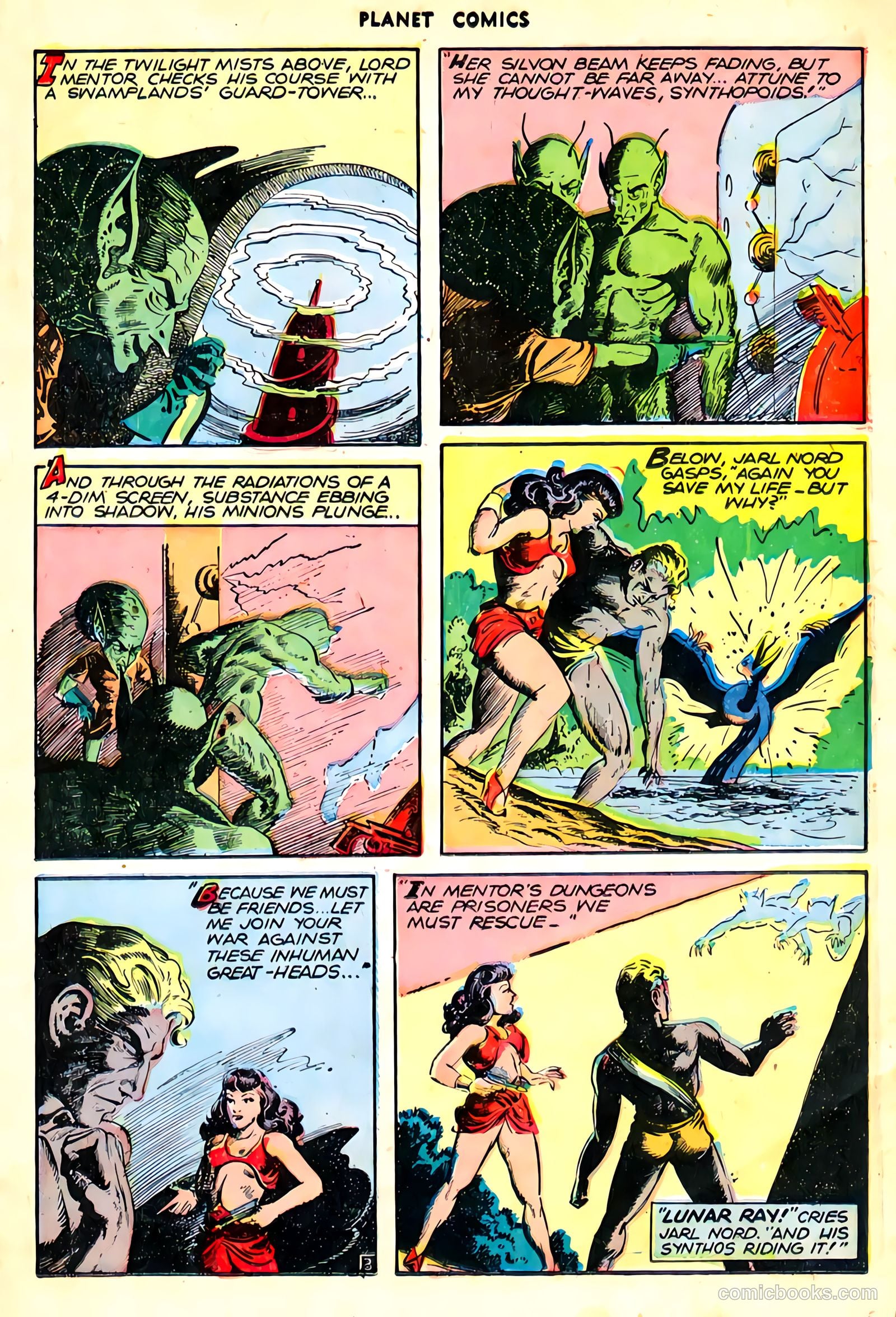 Planet Comics #45 (1946) — page 16 of 53
