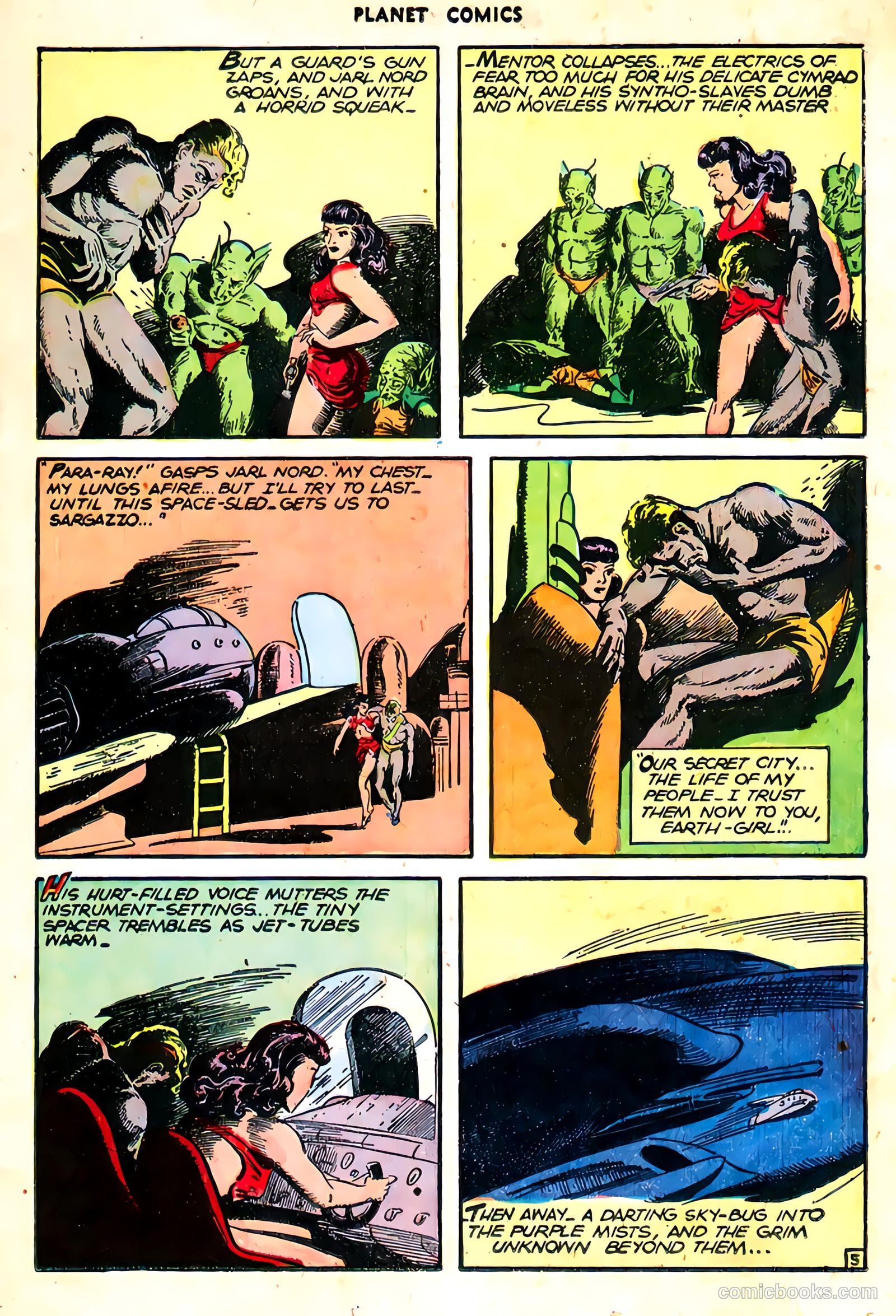 Planet Comics #45 (1946) — page 18 of 53