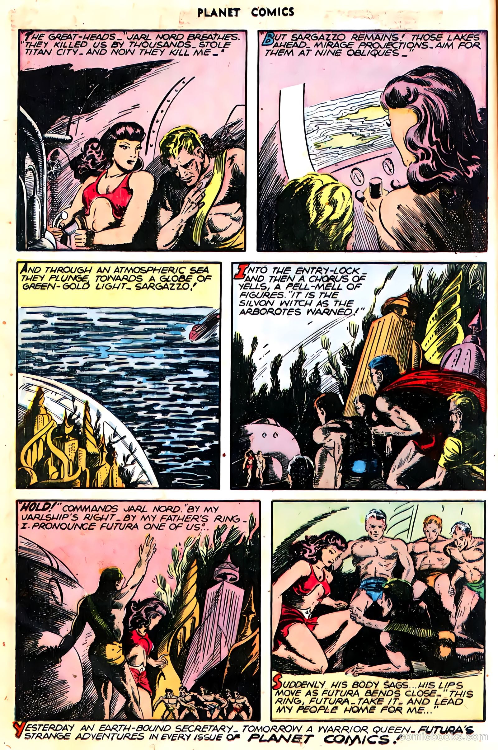 Planet Comics #45 (1946) — page 19 of 53