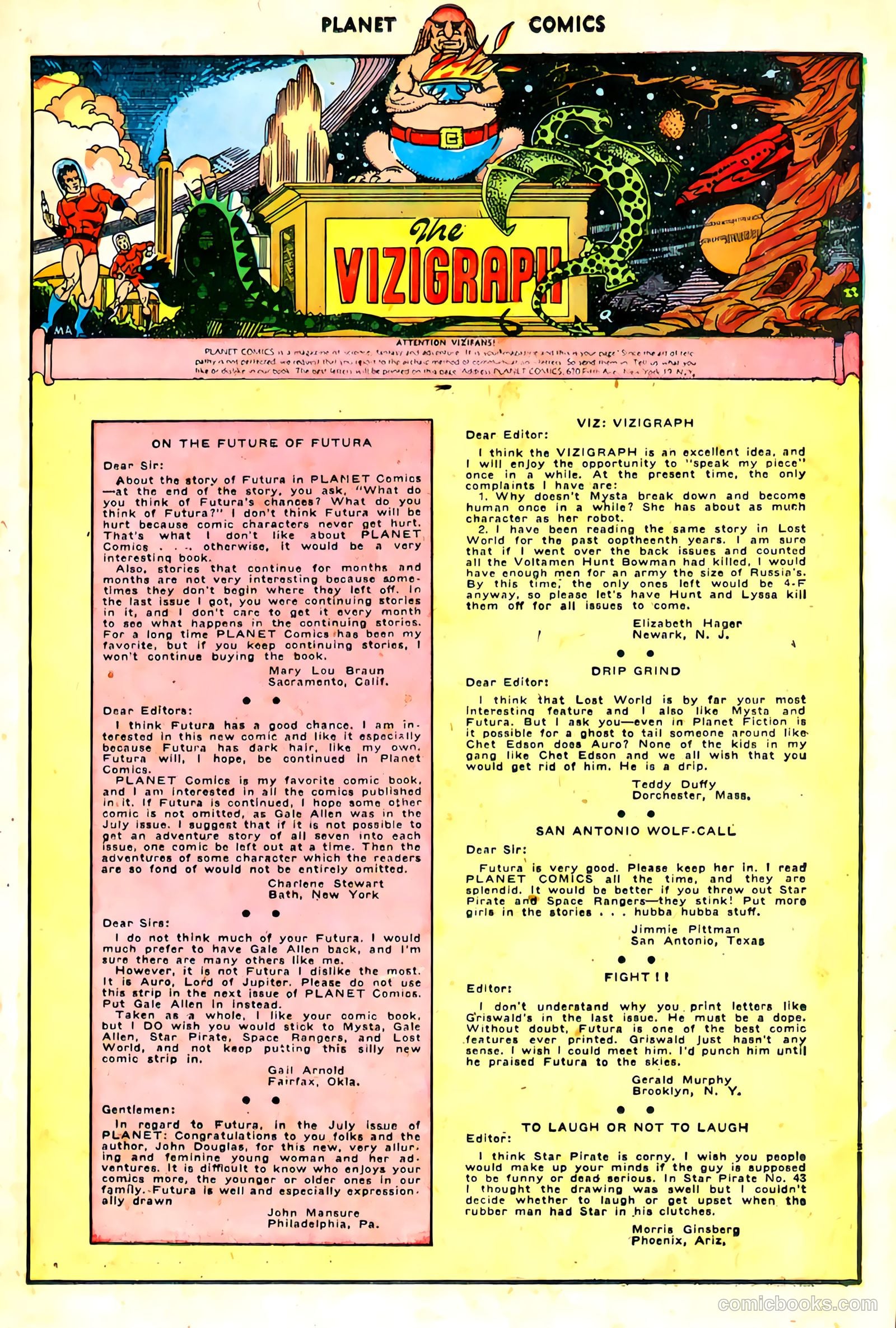 Planet Comics #45 (1946) — page 20 of 53