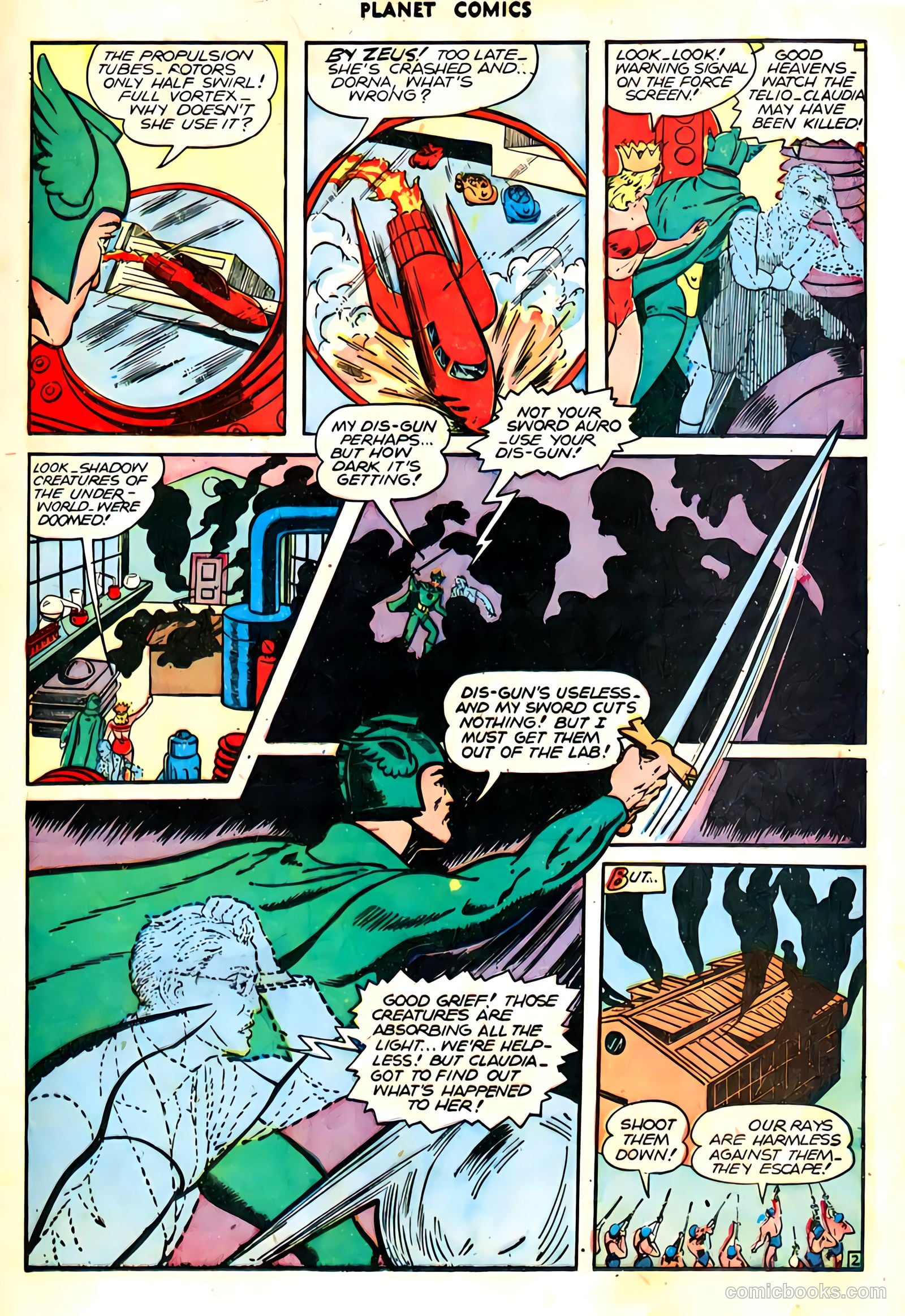 Planet Comics #45 (1946) — page 22 of 53