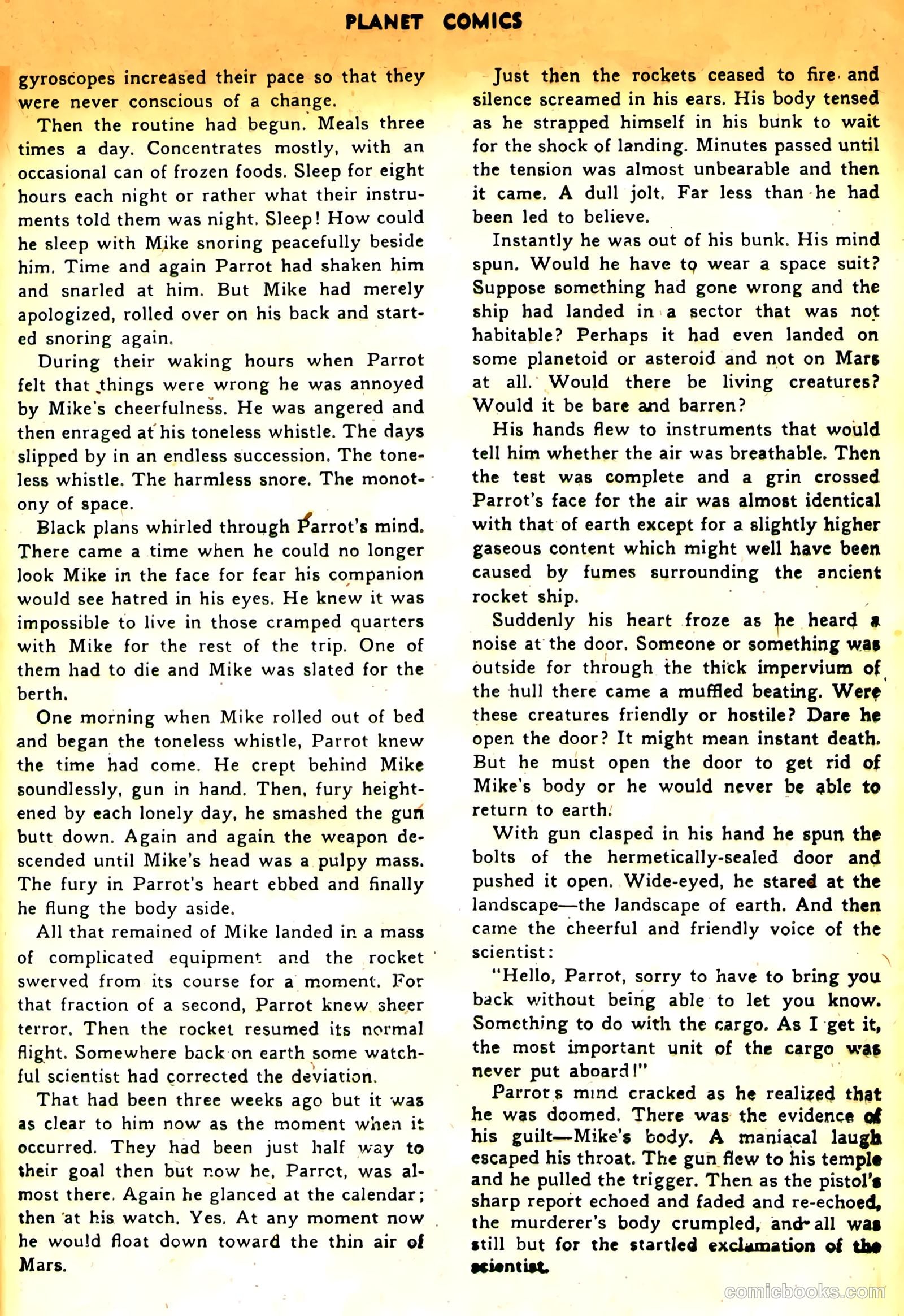 Planet Comics #45 (1946) — page 36 of 53
