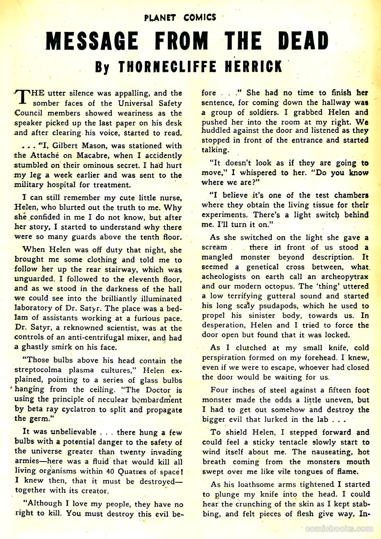 Planet Comics #46 (1947) — page 34 of 53