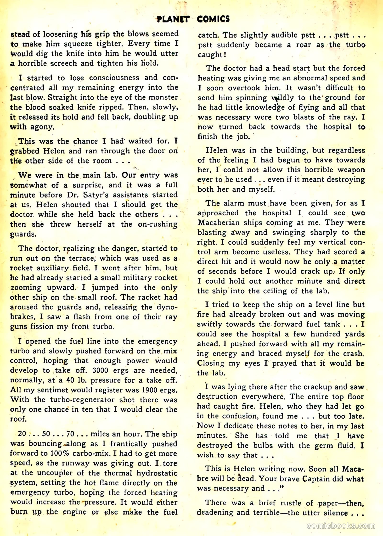 Planet Comics #46 (1947) — page 35 of 53