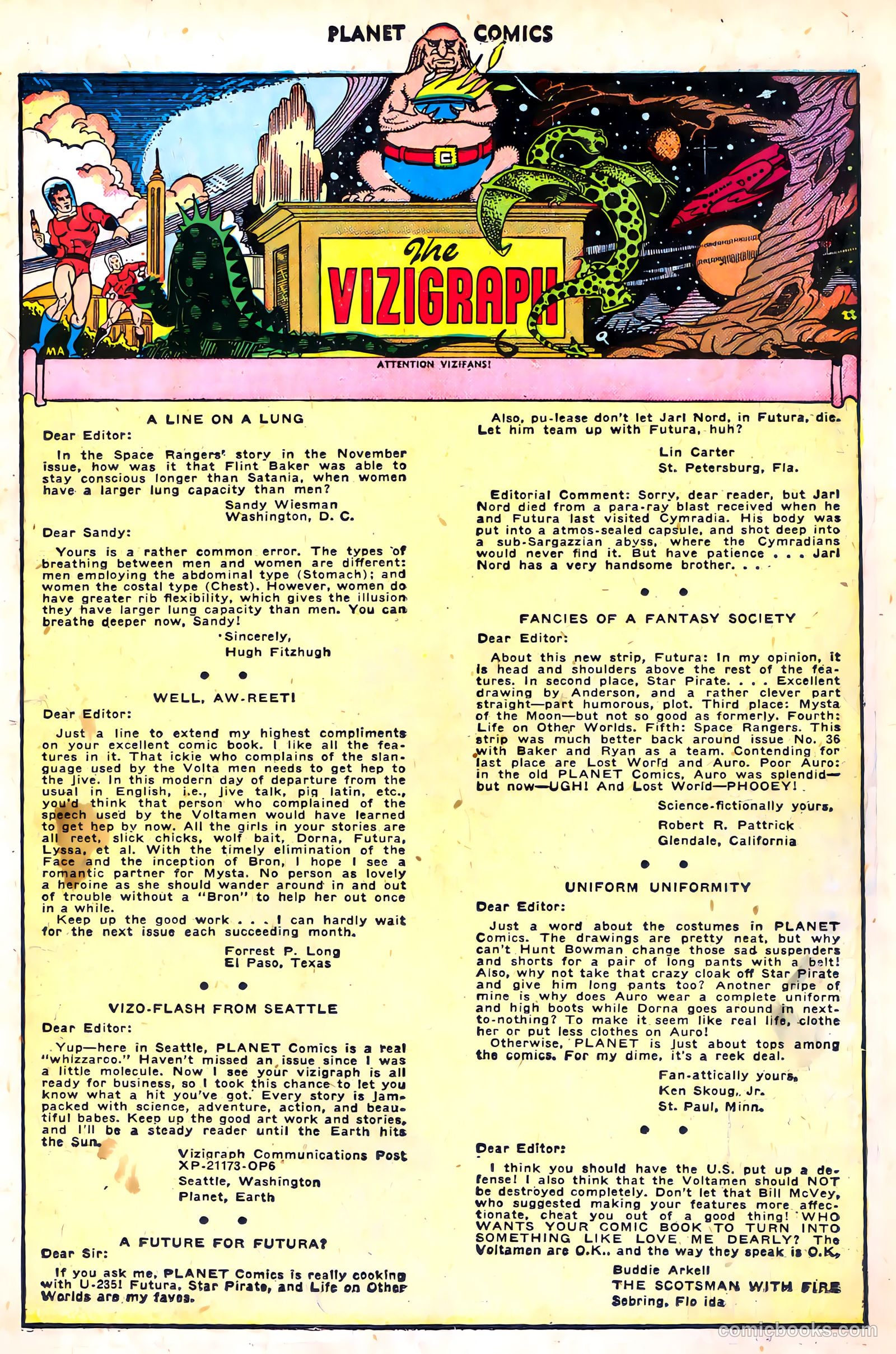 Planet Comics #47 (1947) — page 19 of 52
