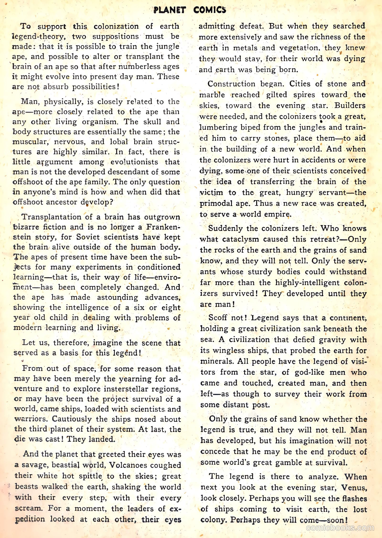 Planet Comics #47 (1947) — page 34 of 52