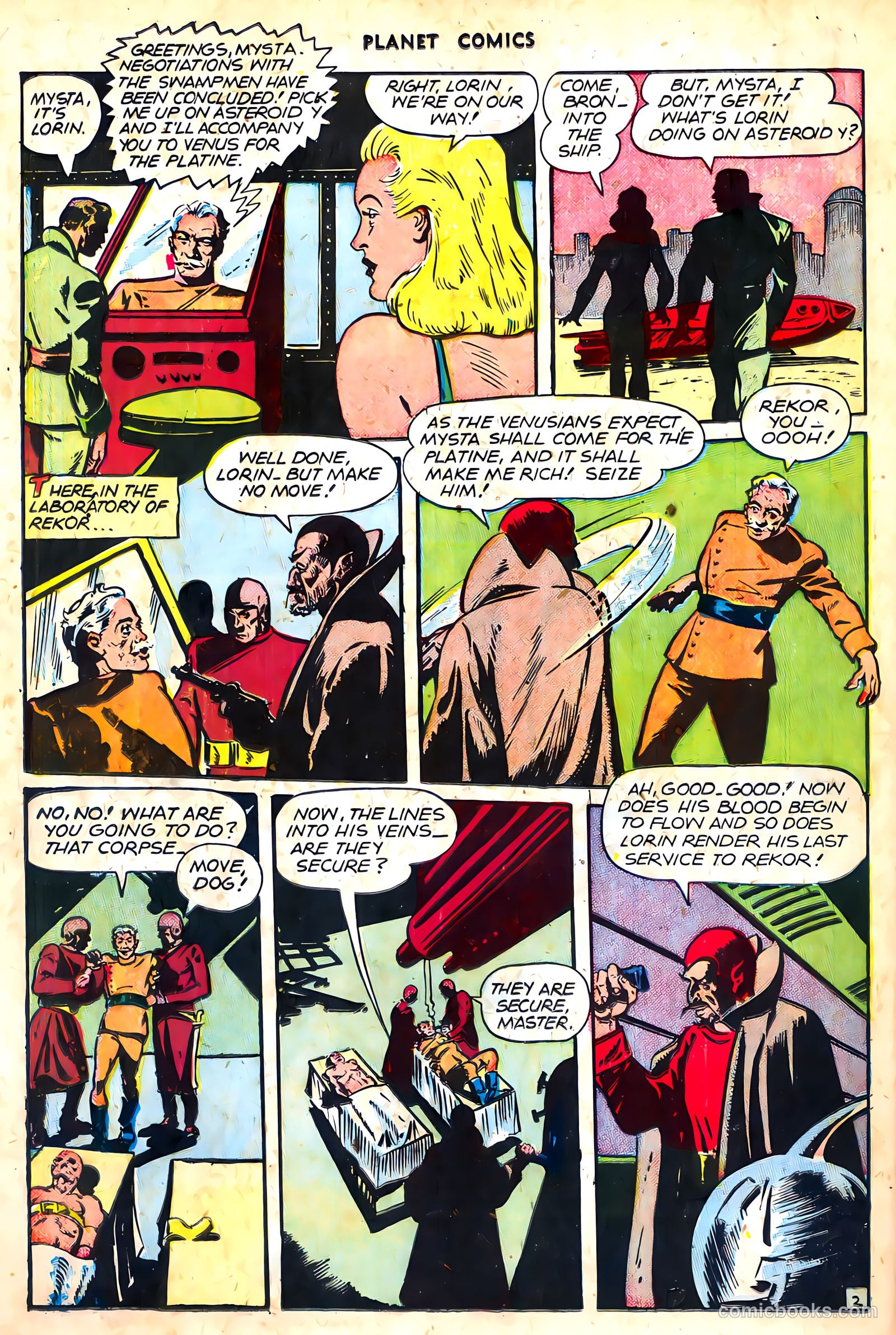 Planet Comics #47 (1947) — page 36 of 52