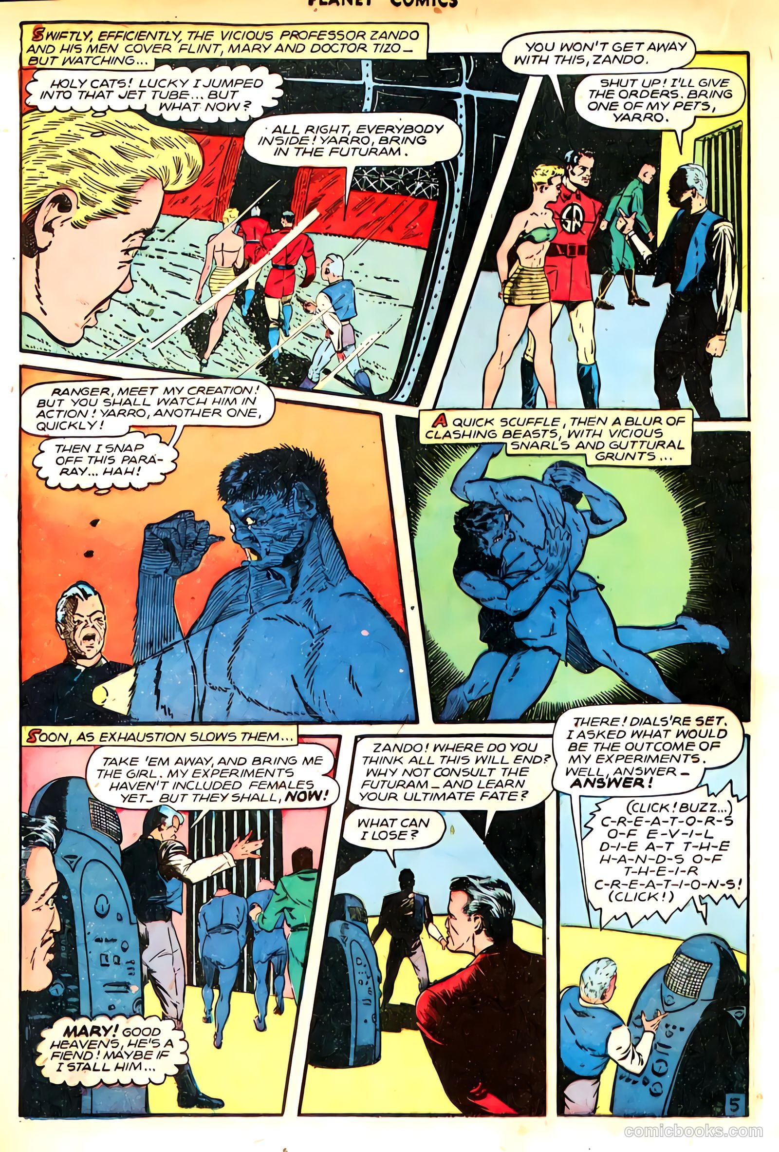 Planet Comics #49 (1947) — page 32 of 52