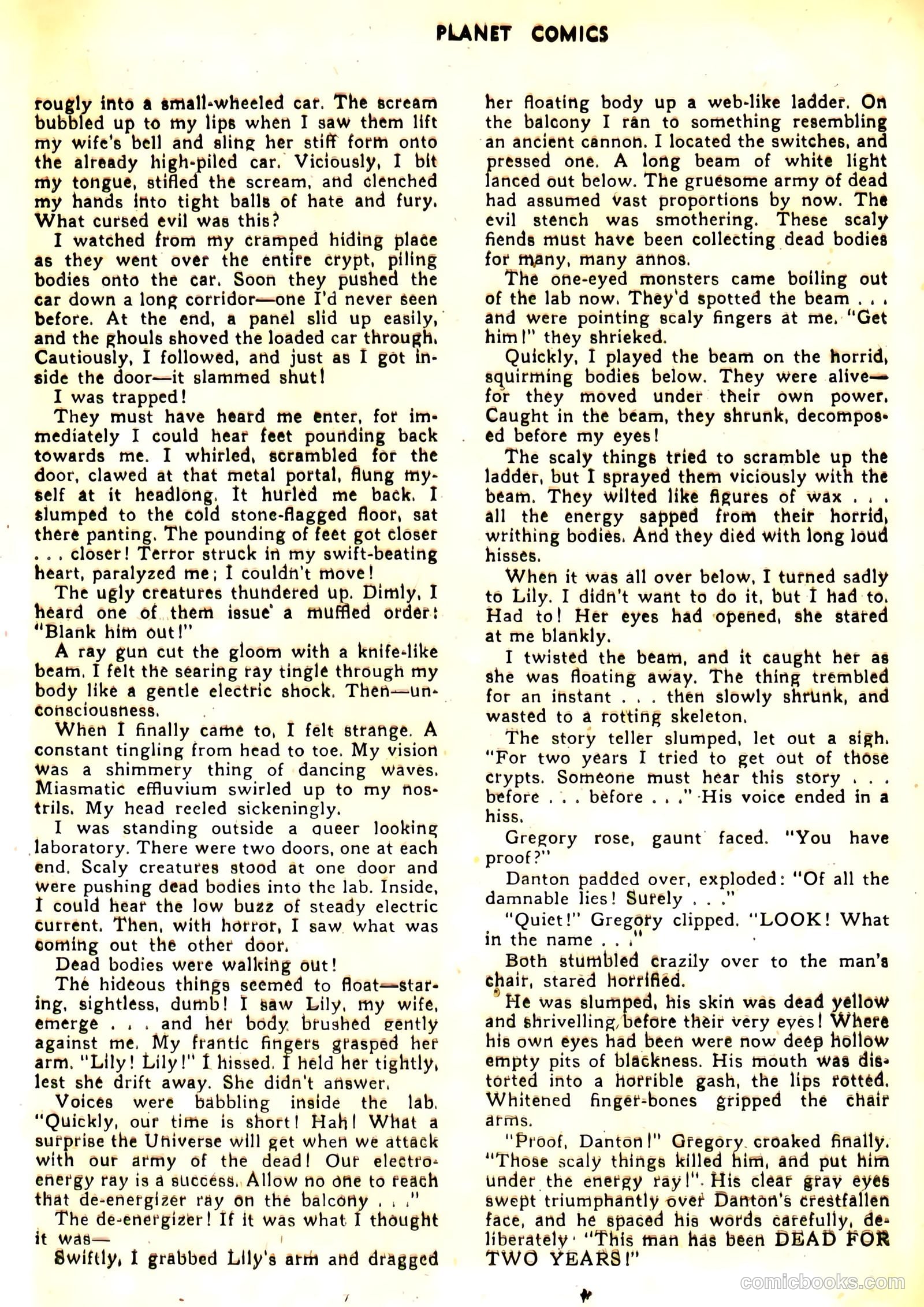 Planet Comics #49 (1947) — page 35 of 52