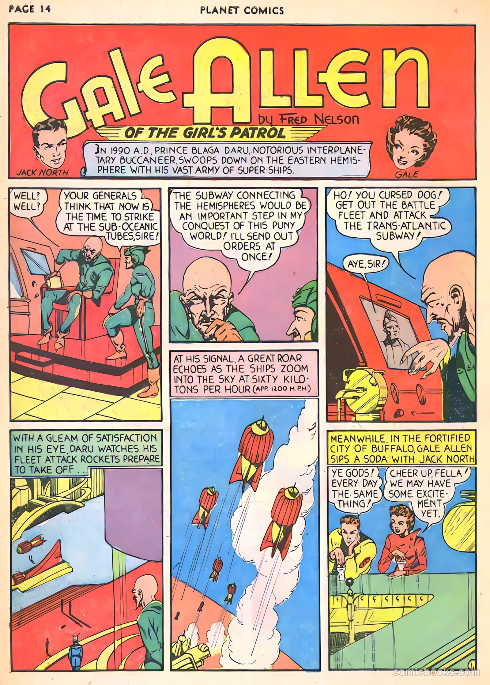 Planet Comics #5 (1940) — page 16 of 69