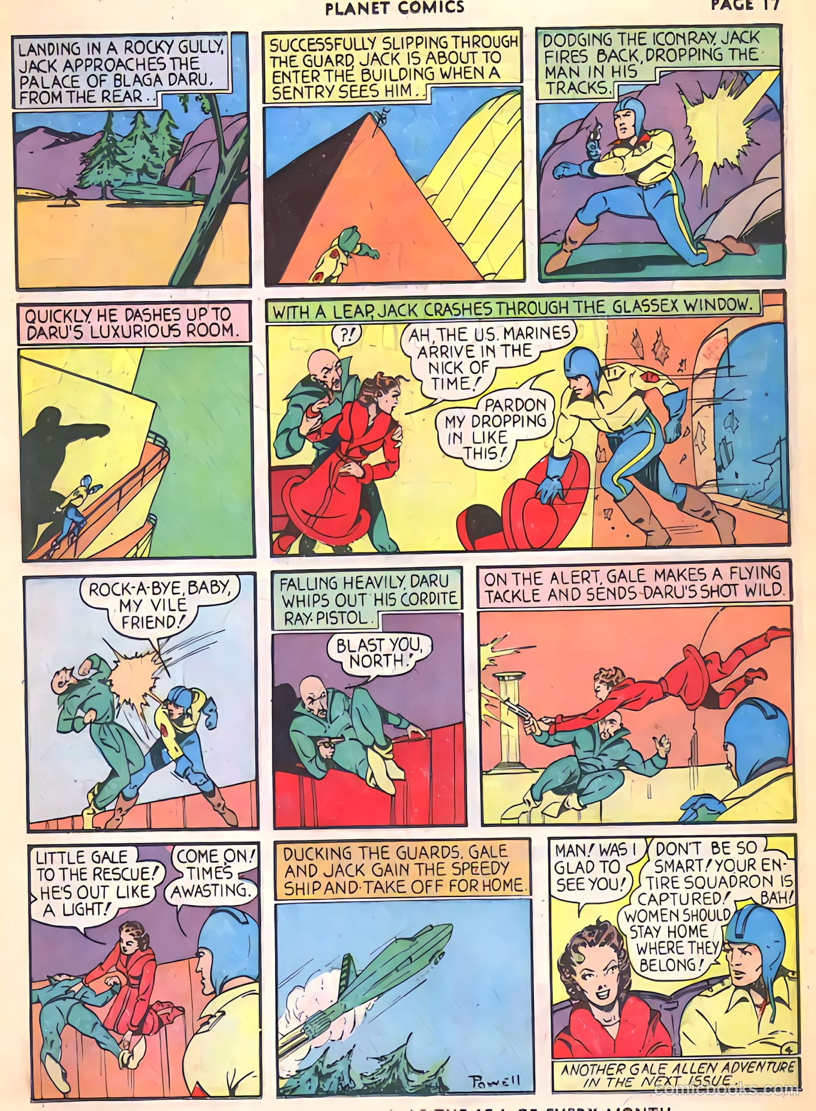 Planet Comics #5 (1940) — page 19 of 69