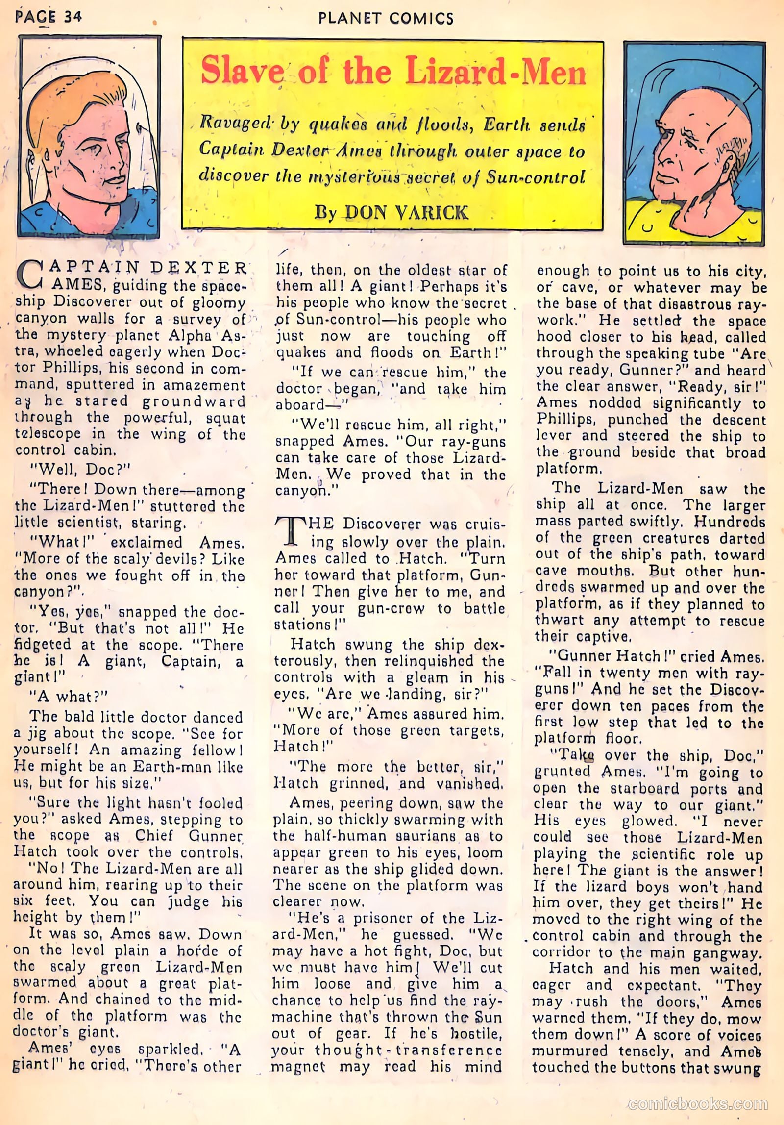 Planet Comics #5 (1940) — page 36 of 69