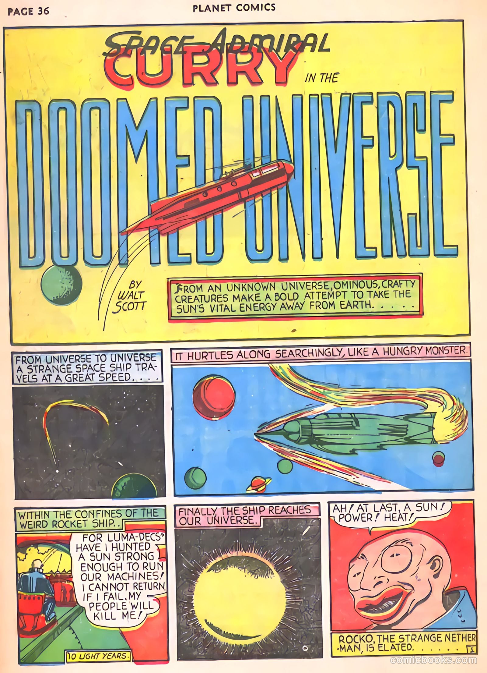 Planet Comics #5 (1940) — page 38 of 69