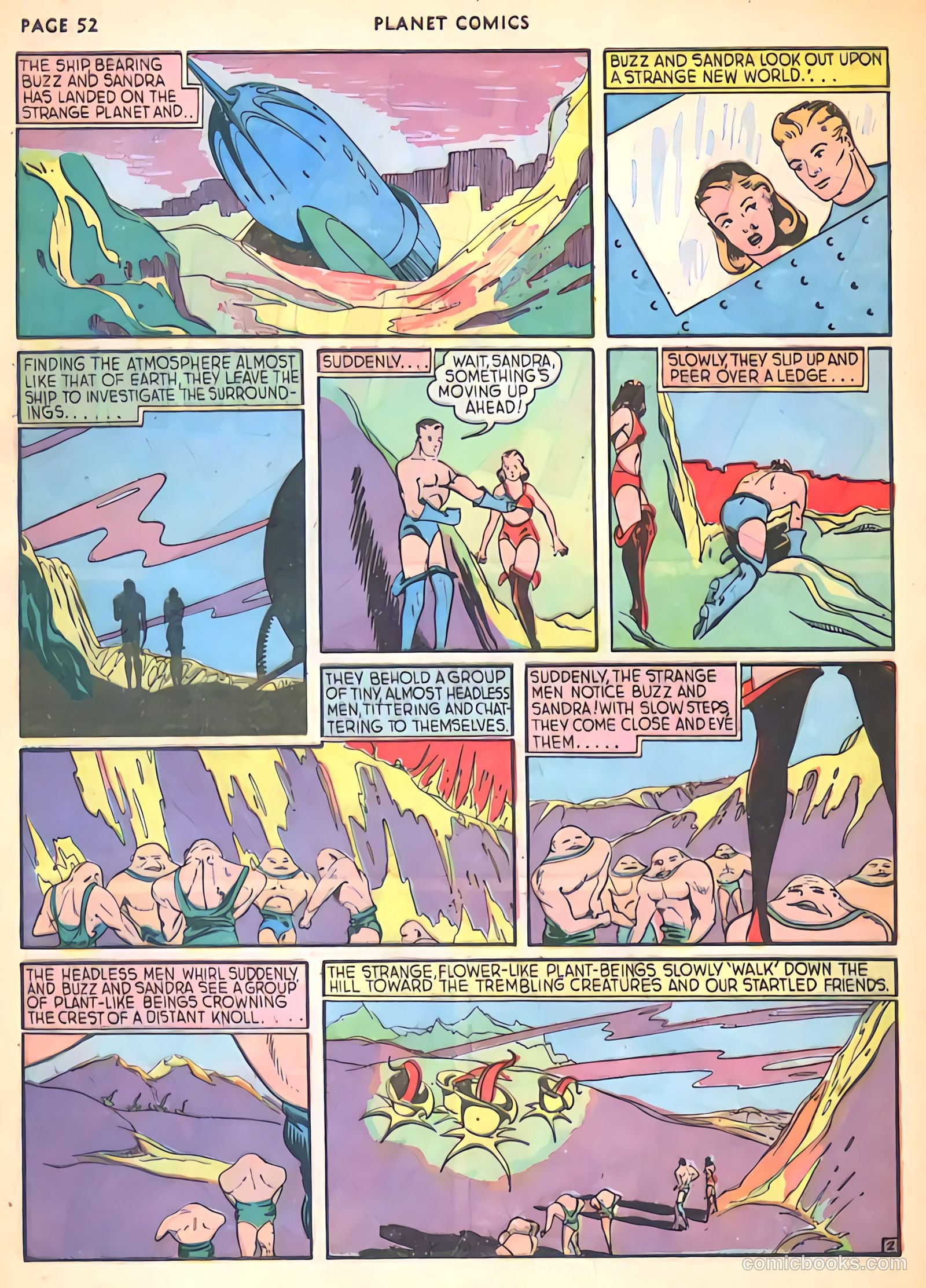 Planet Comics #5 (1940) — page 54 of 69