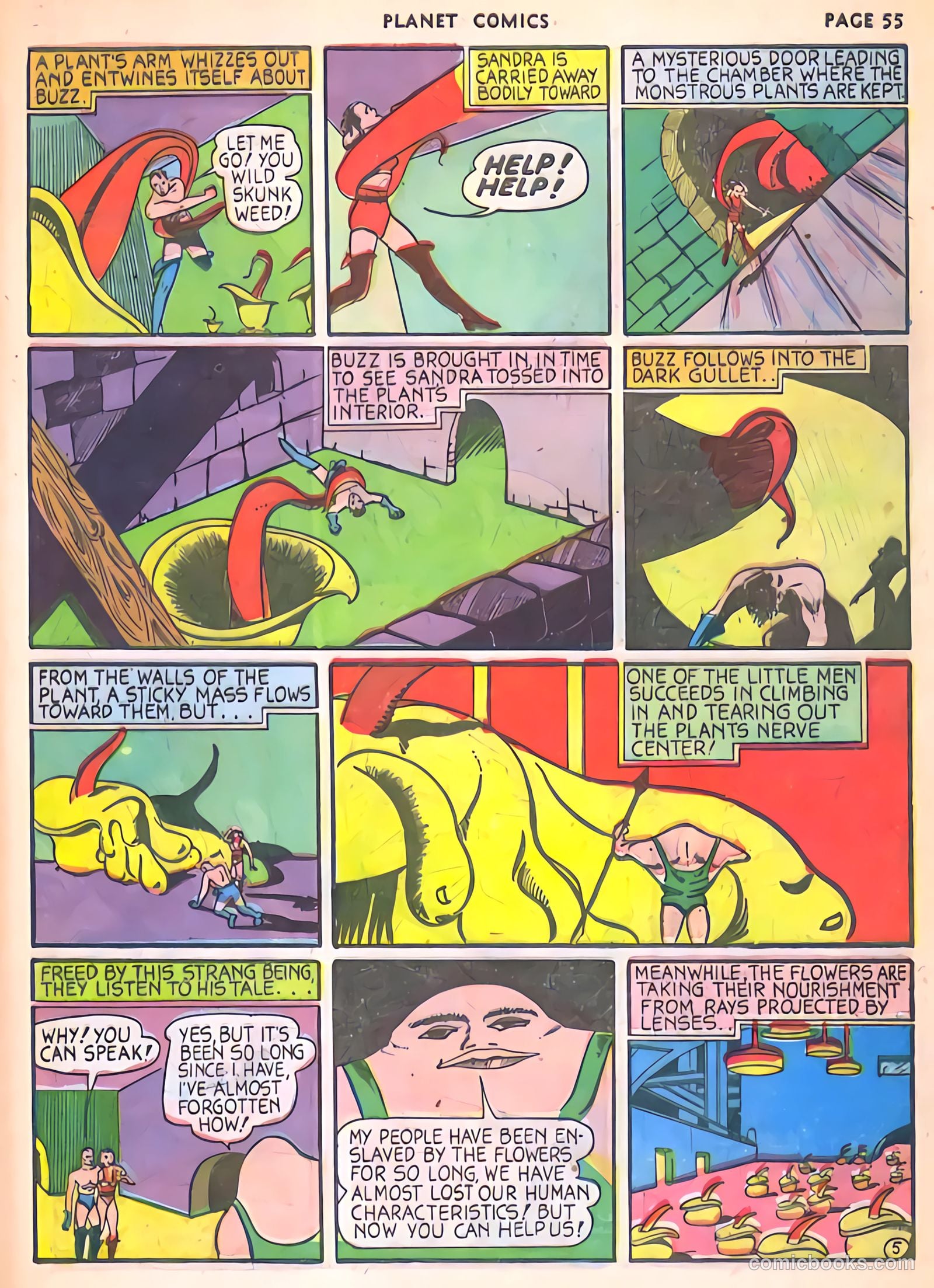 Planet Comics #5 (1940) — page 57 of 69