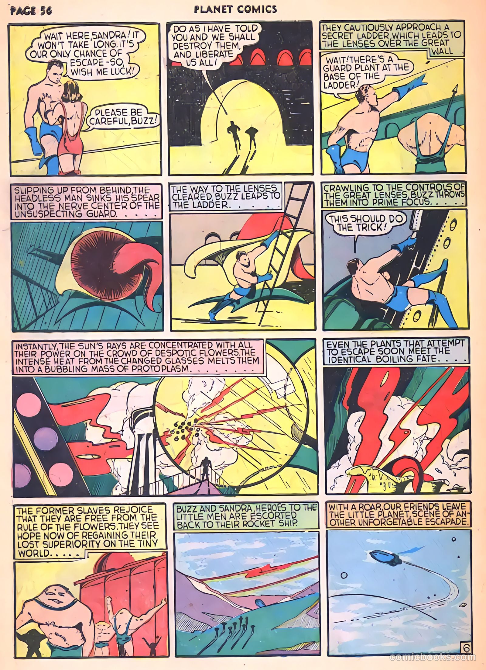 Planet Comics #5 (1940) — page 58 of 69