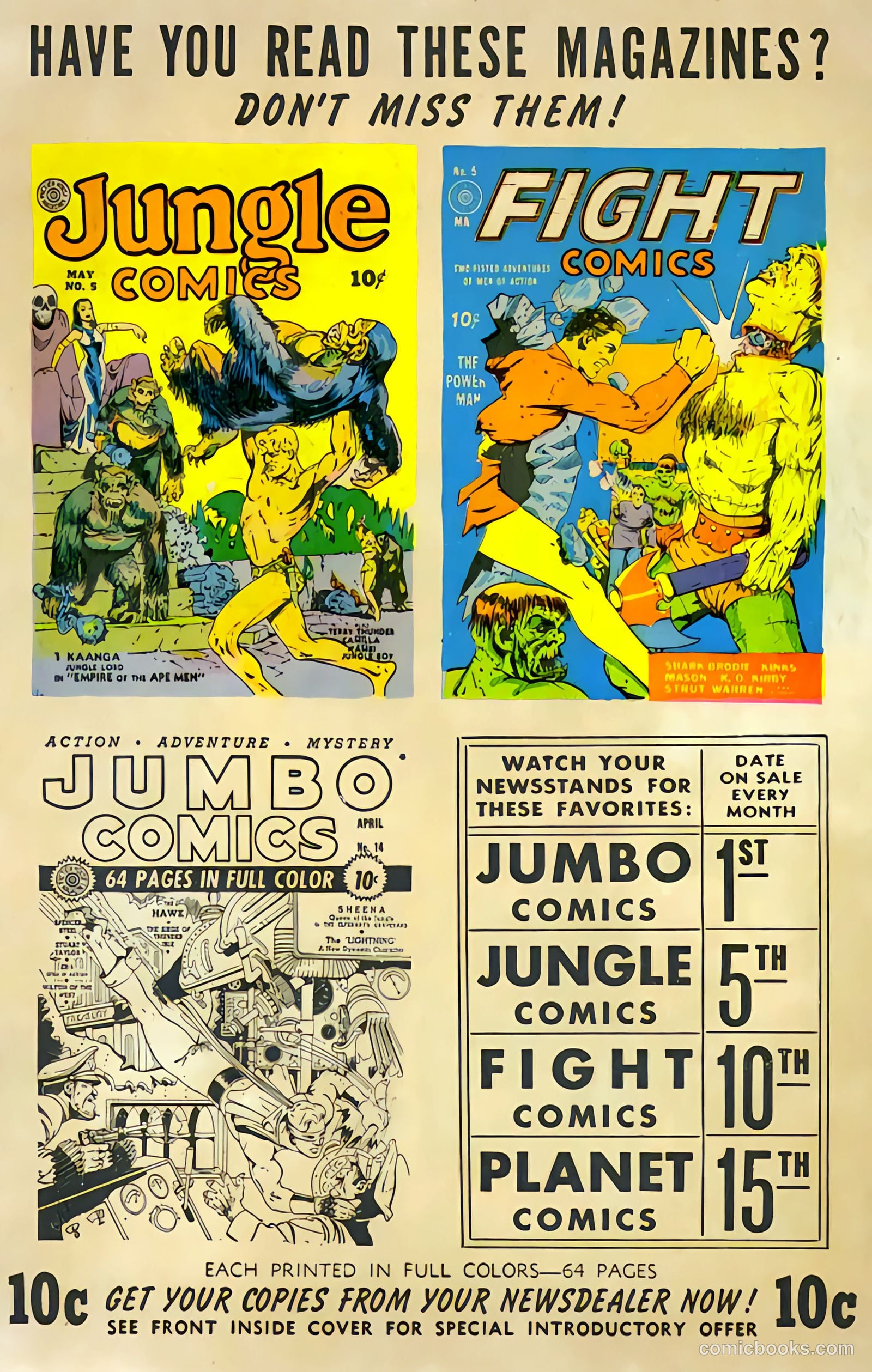 Planet Comics #5 (1940) — page 67 of 69