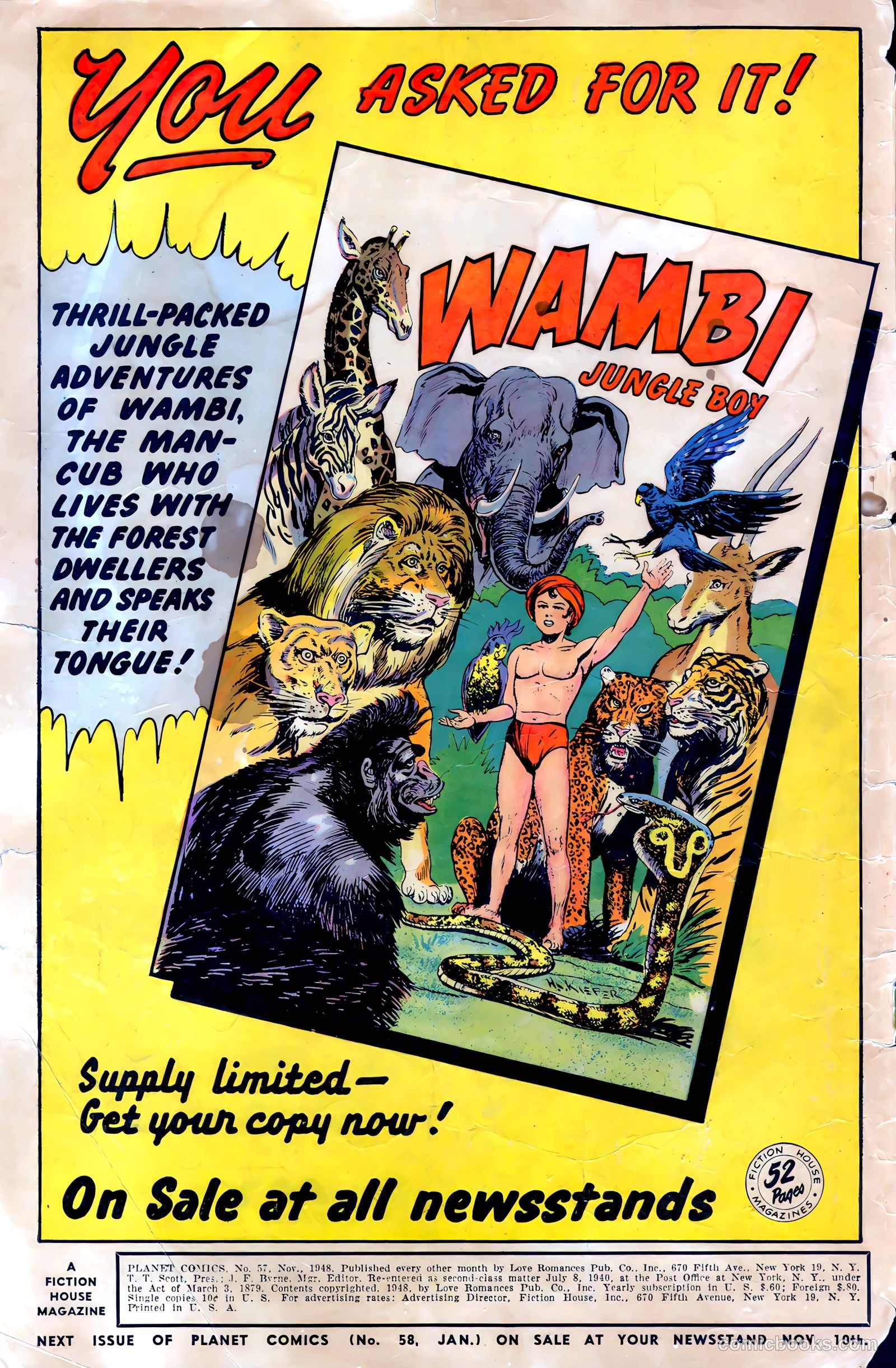 Planet Comics #57 (1948) — page 2 of 52