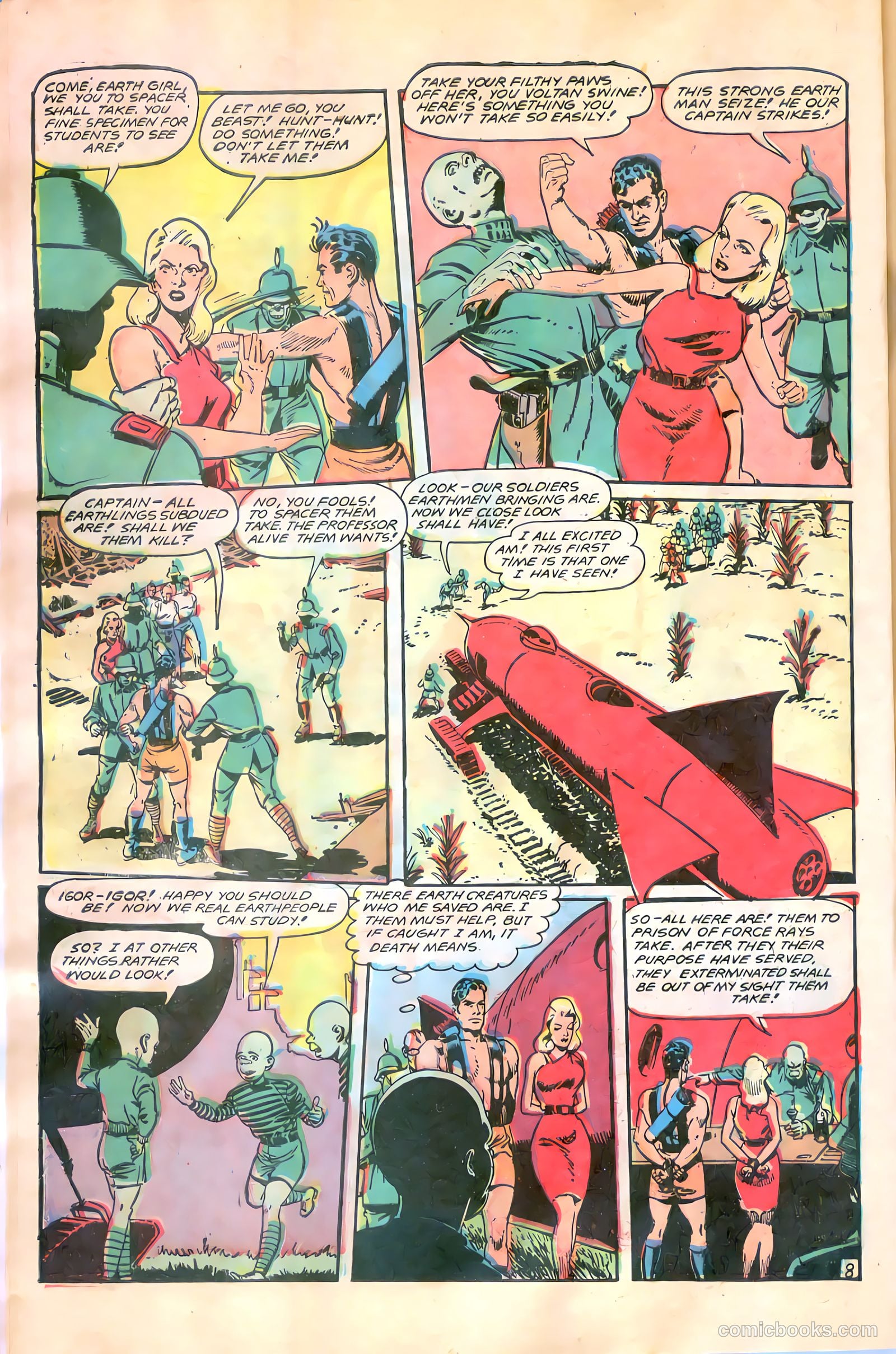 Planet Comics #58 (1949) — page 10 of 52