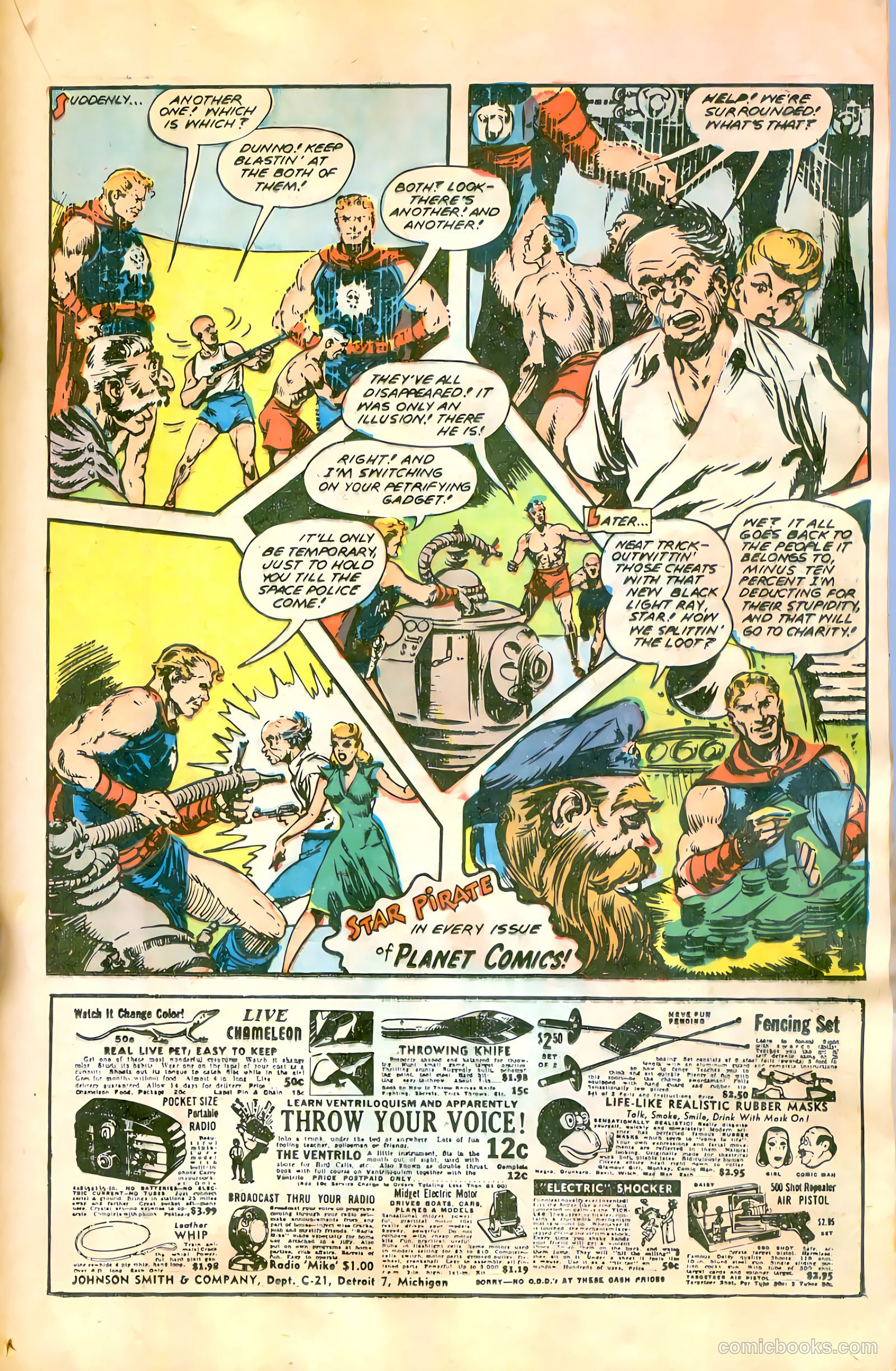Planet Comics #58 (1949) — page 25 of 52