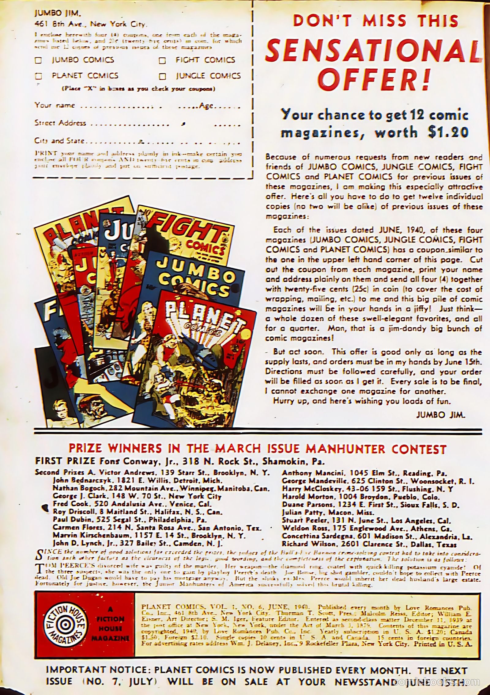 Planet Comics #6 (1940) — page 2 of 68