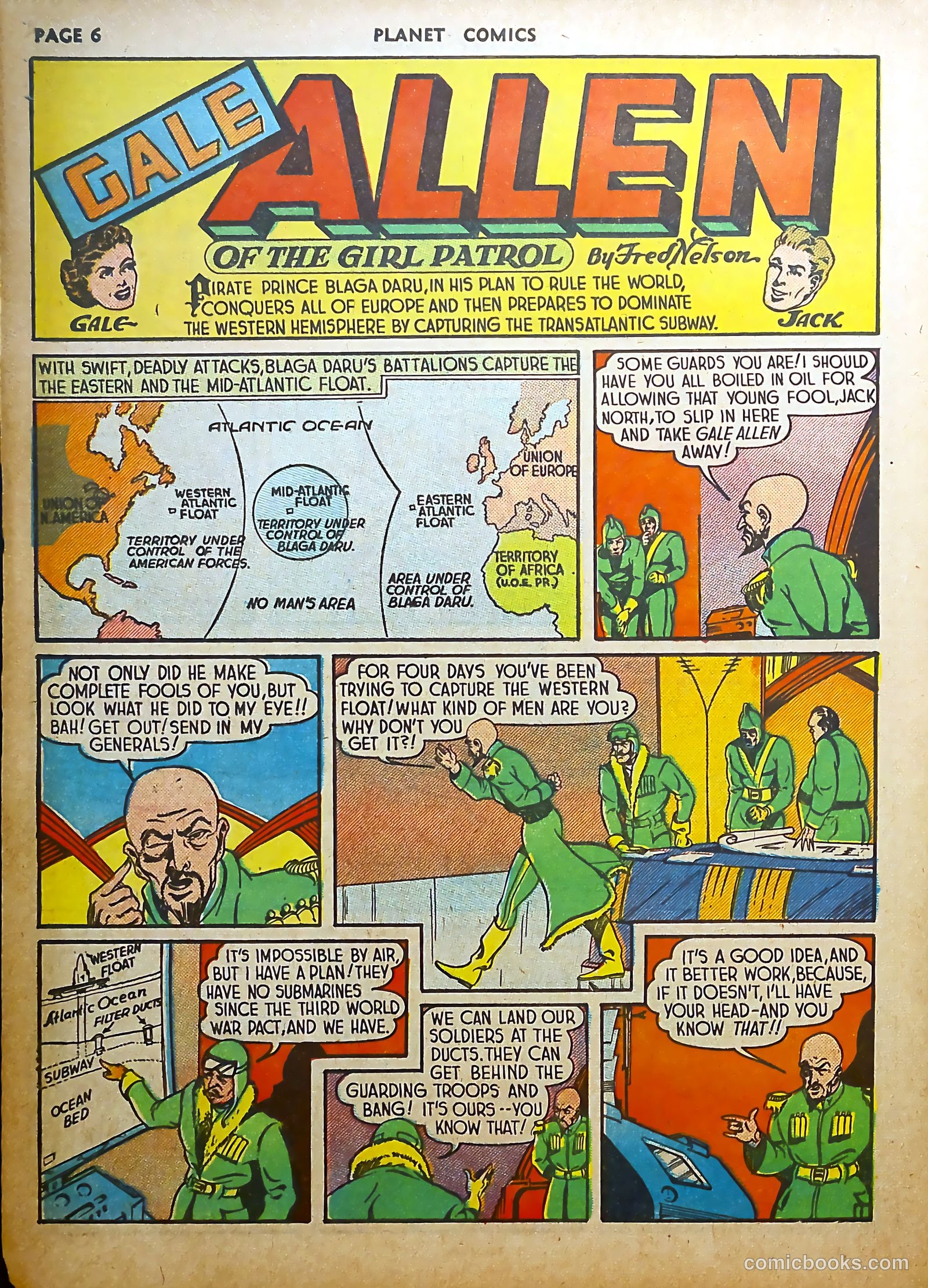 Planet Comics #6 (1940) — page 8 of 68