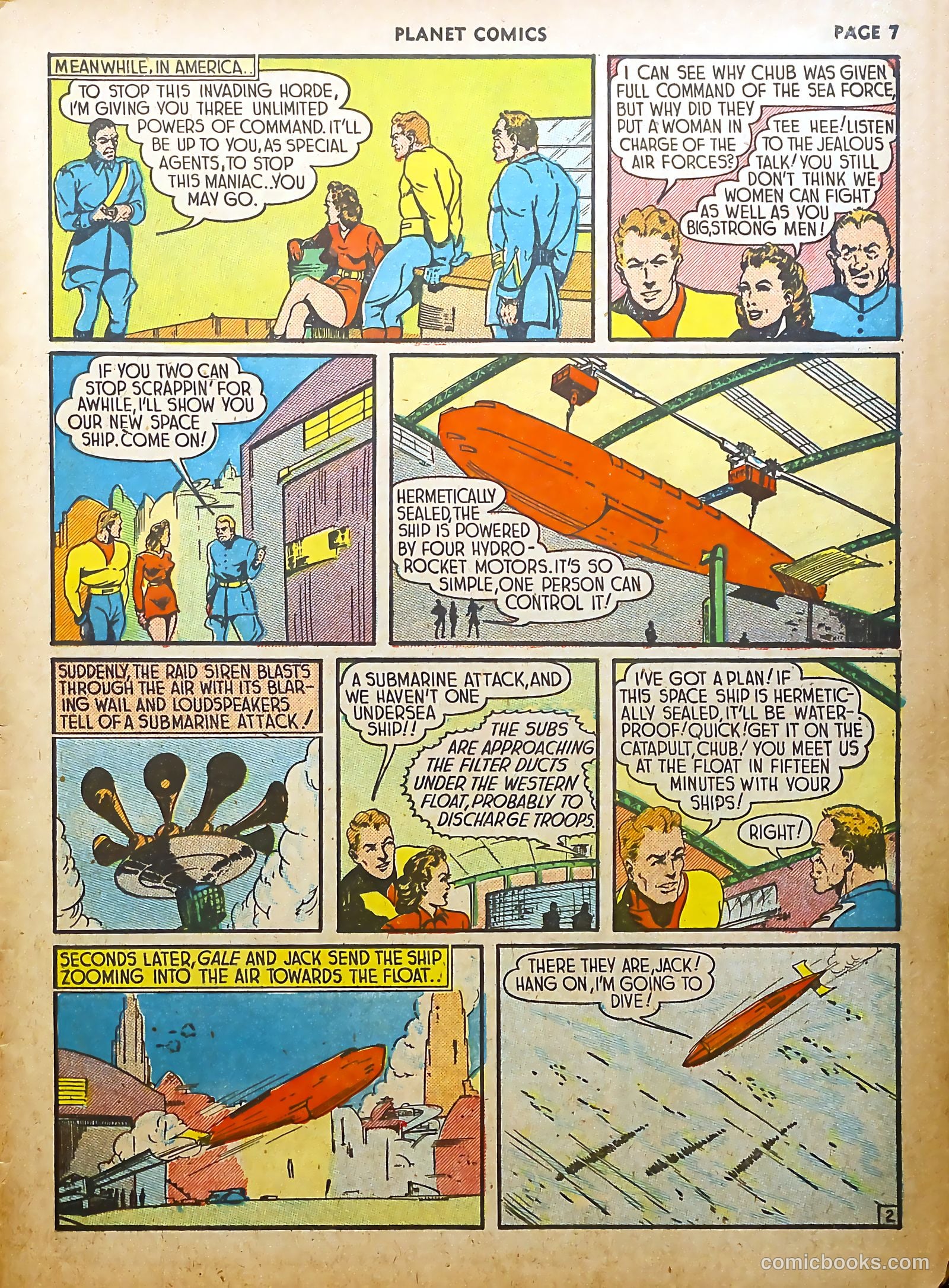 Planet Comics #6 (1940) — page 9 of 68