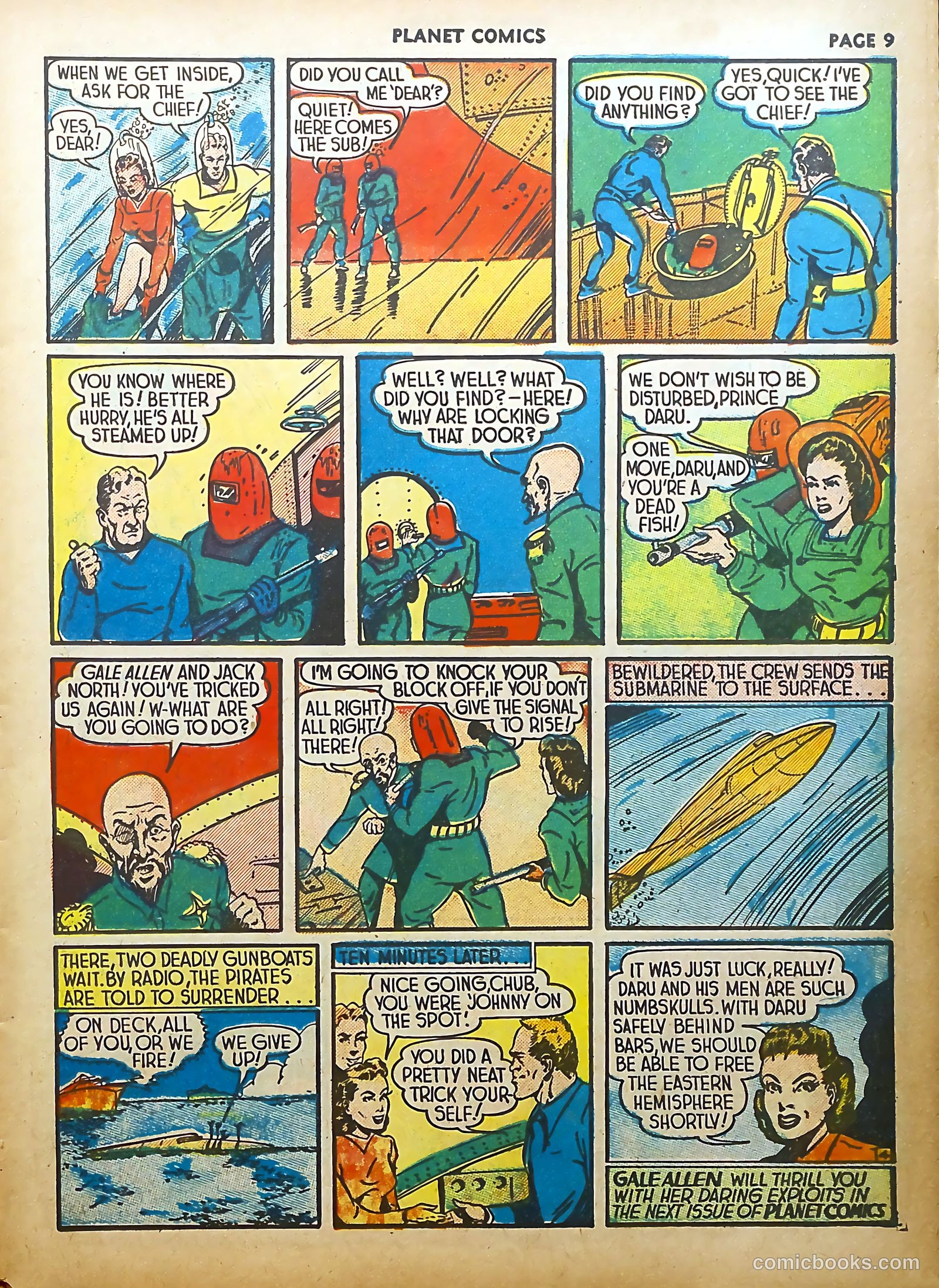 Planet Comics #6 (1940) — page 11 of 68