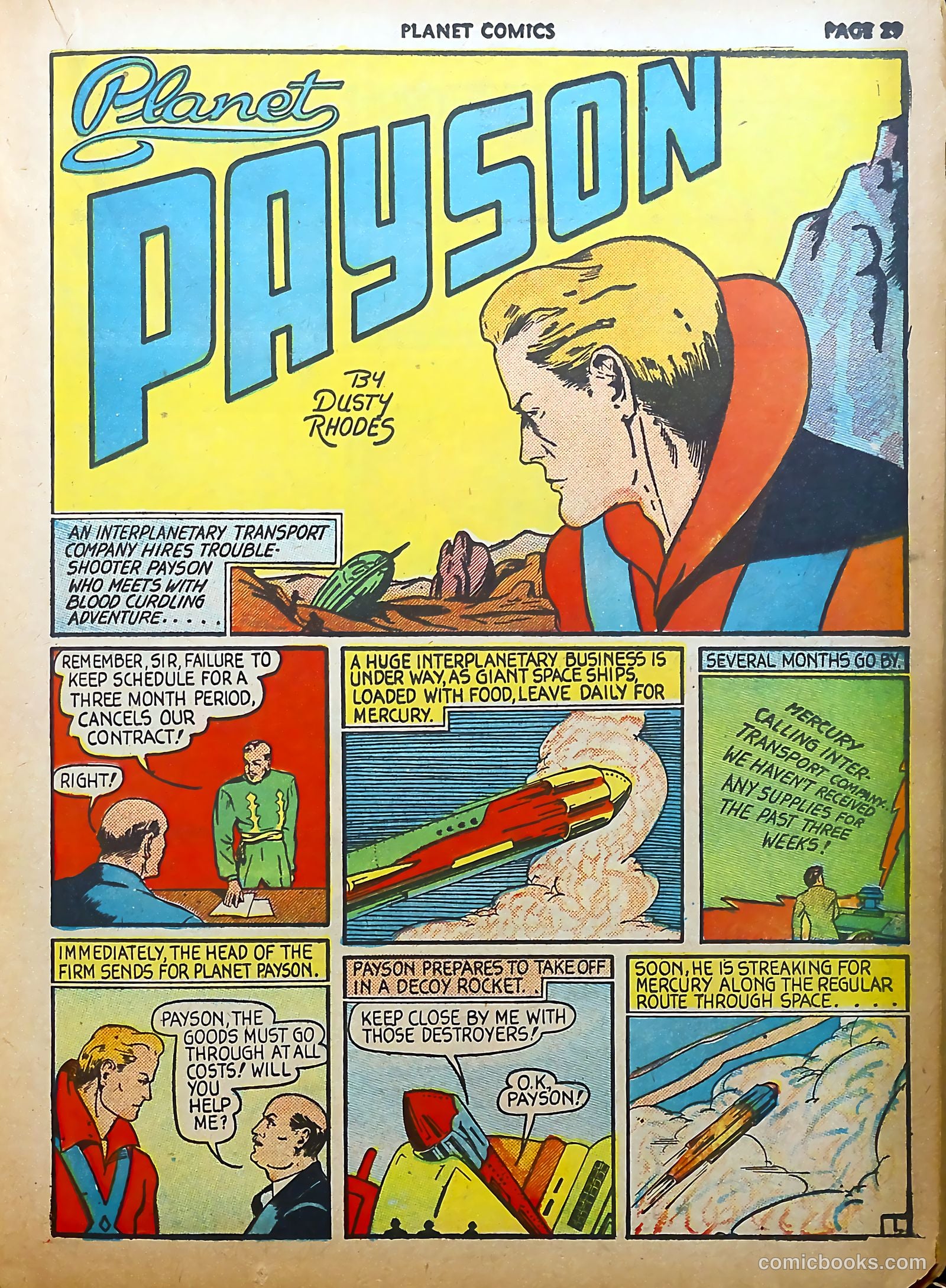 Planet Comics #6 (1940) — page 31 of 68