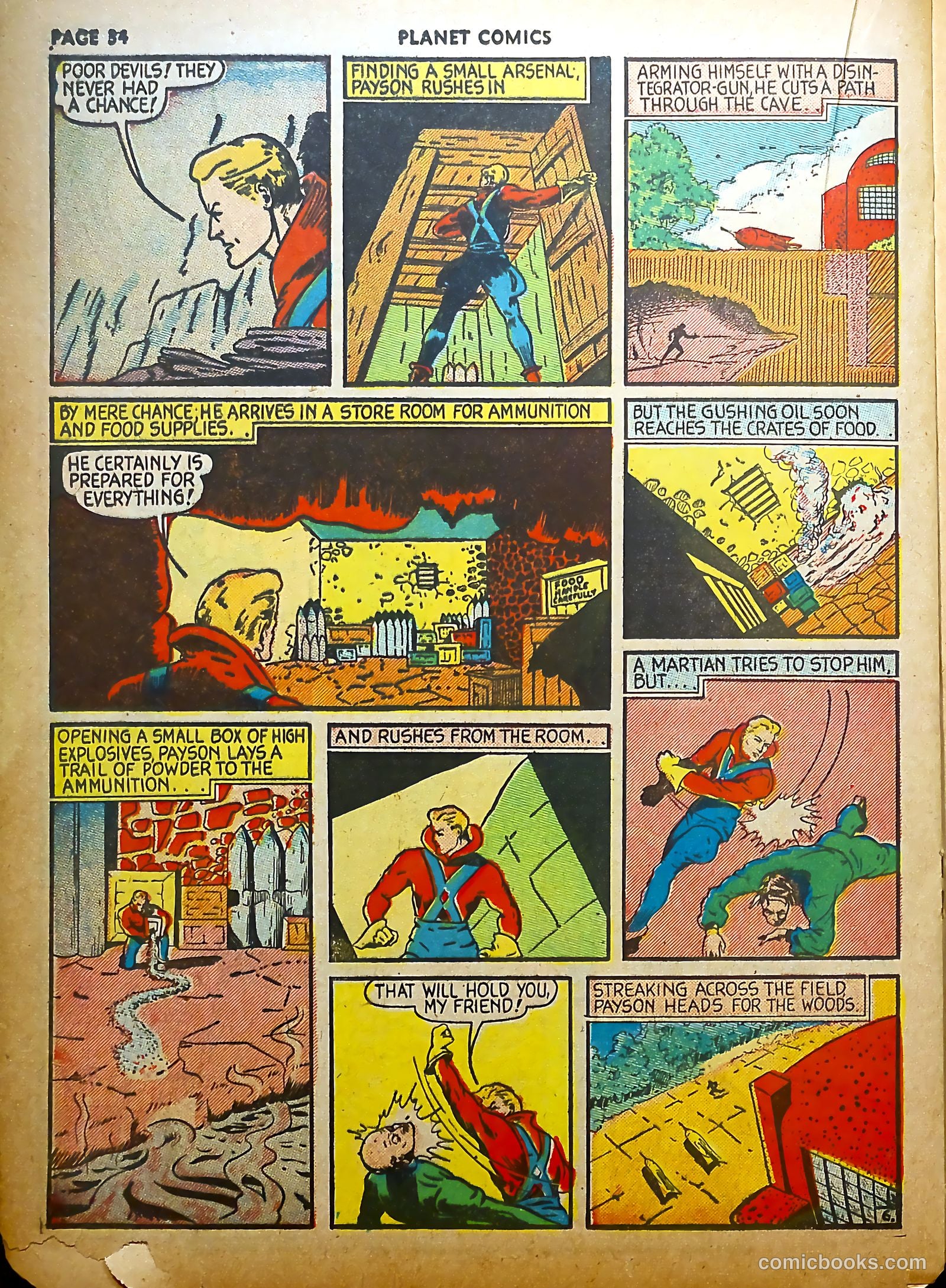 Planet Comics #6 (1940) — page 36 of 68