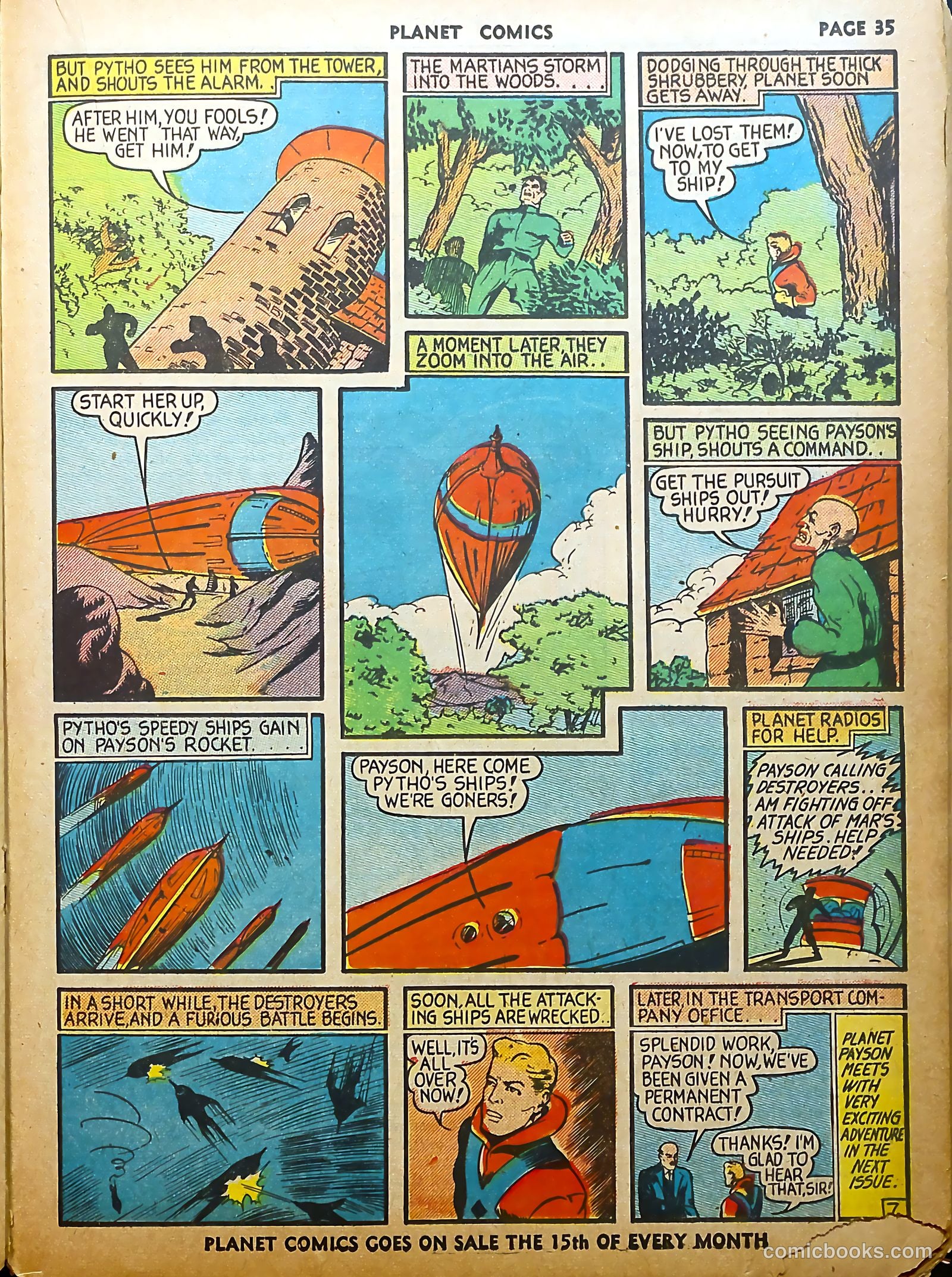 Planet Comics #6 (1940) — page 37 of 68