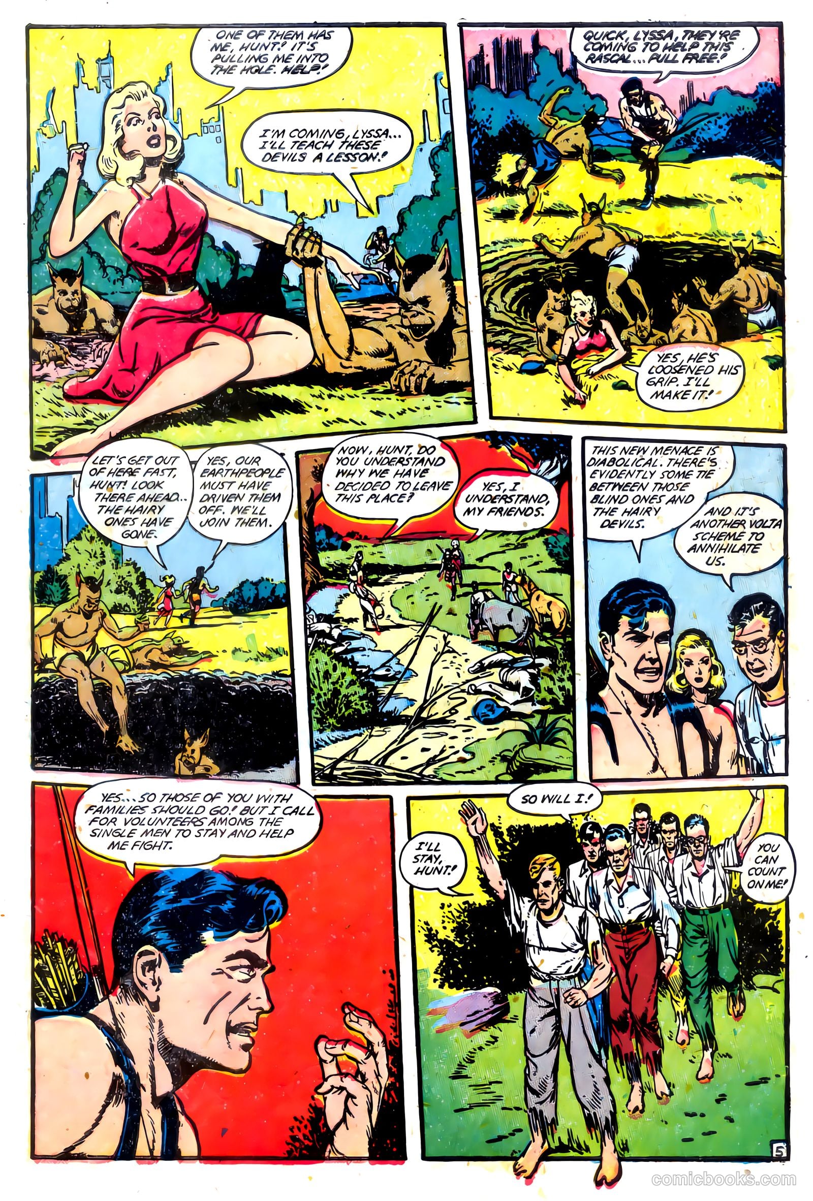 Planet Comics #61 (1949) — page 7 of 58