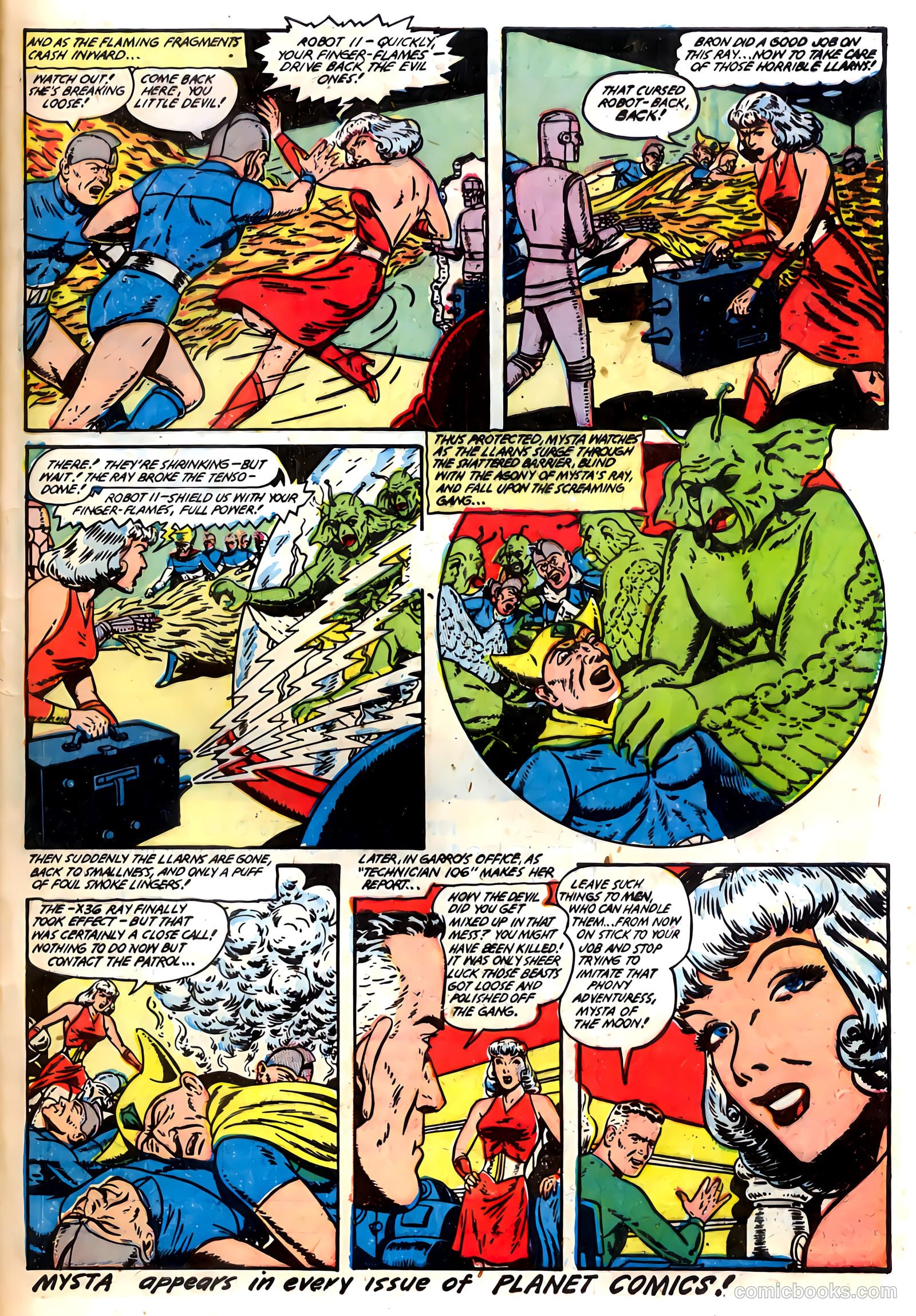 Planet Comics #61 (1949) — page 55 of 58