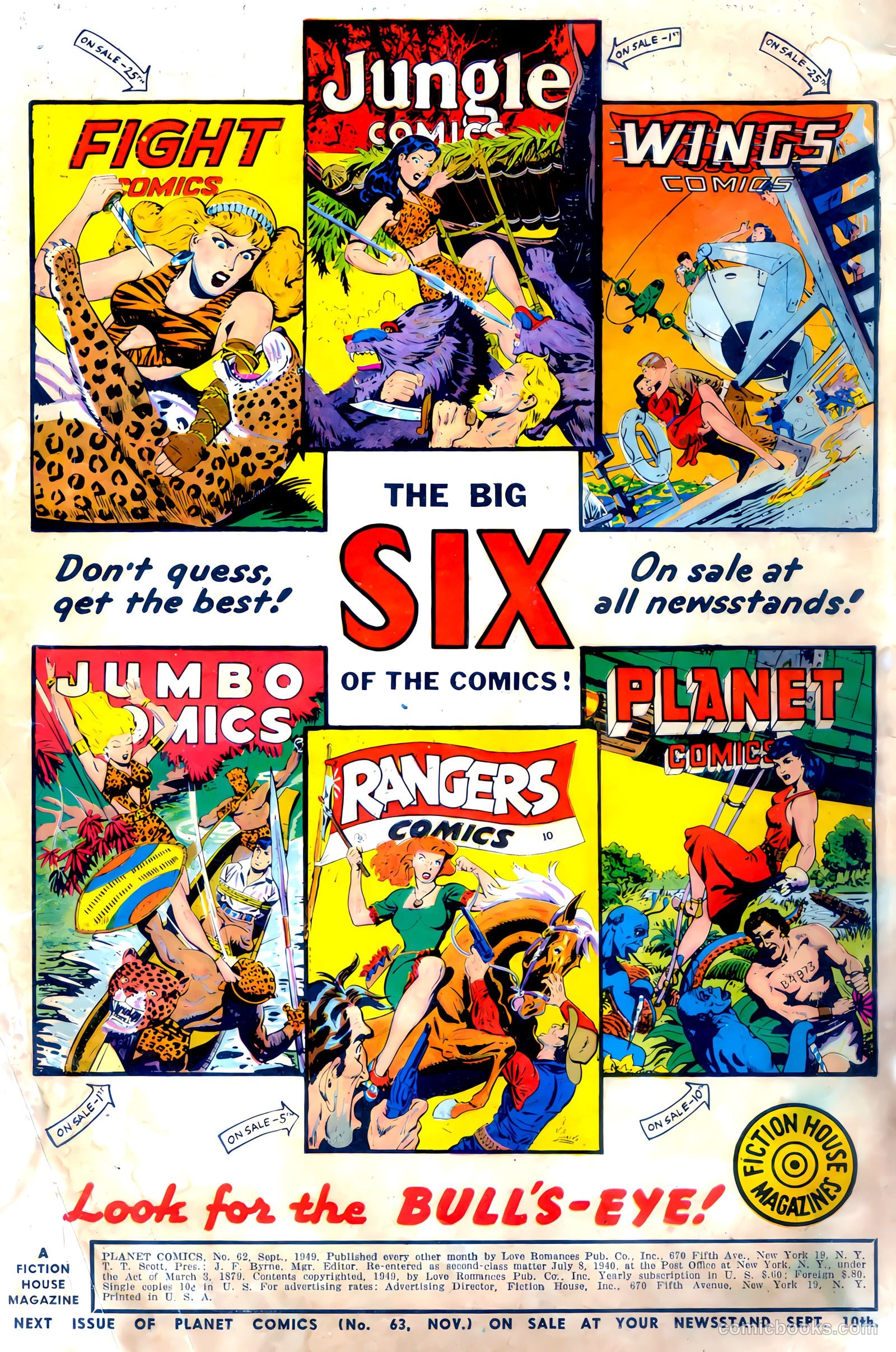 Planet Comics #62 (1949) — page 2 of 36