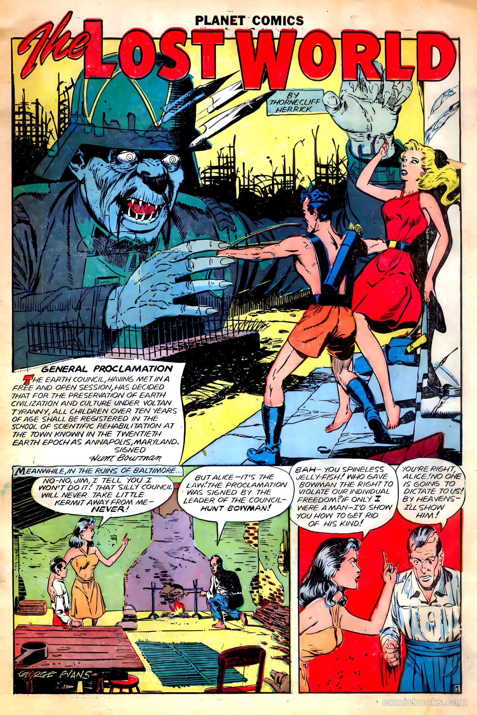 Planet Comics #62 (1949) — page 3 of 36