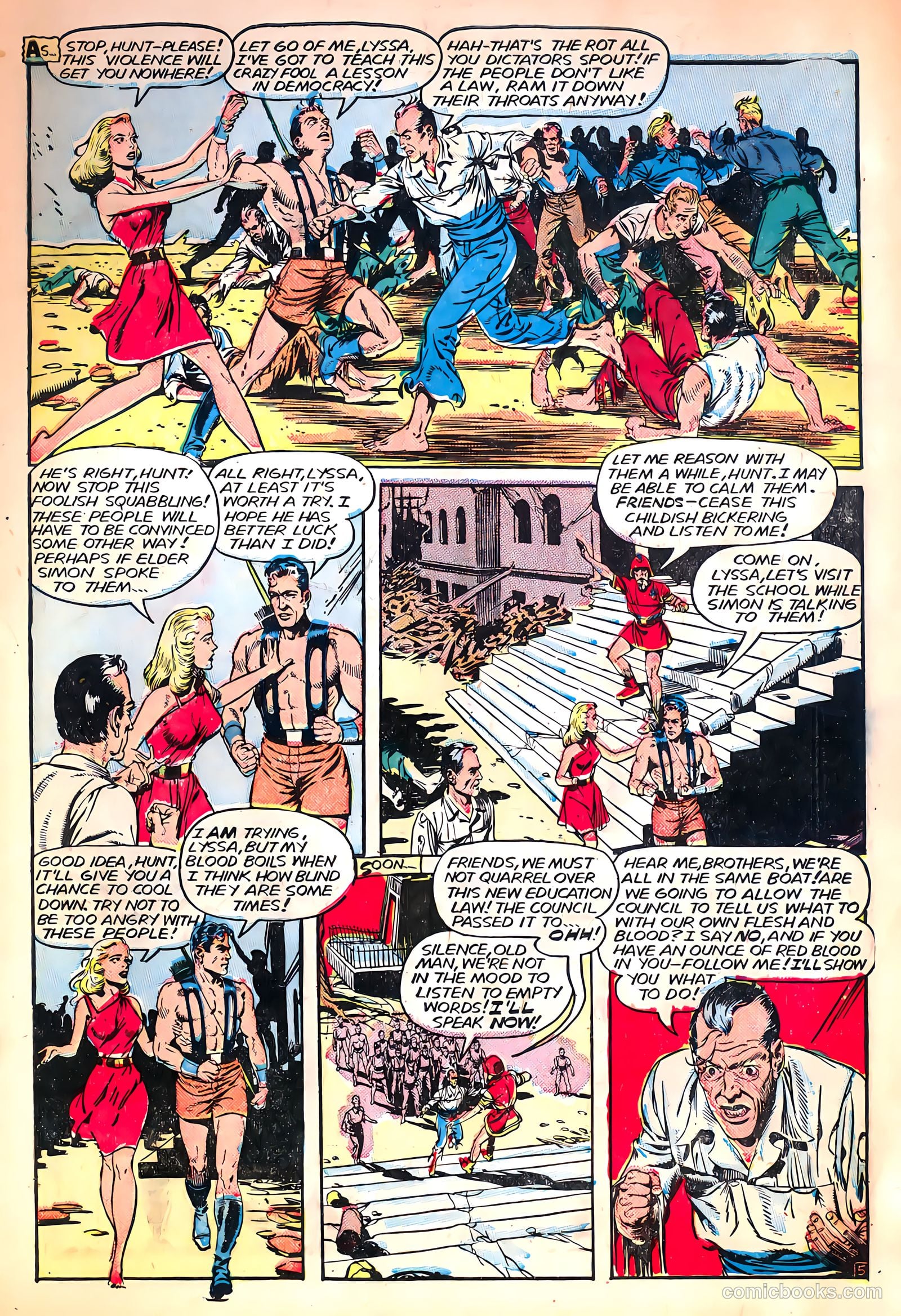 Planet Comics #62 (1949) — page 7 of 36