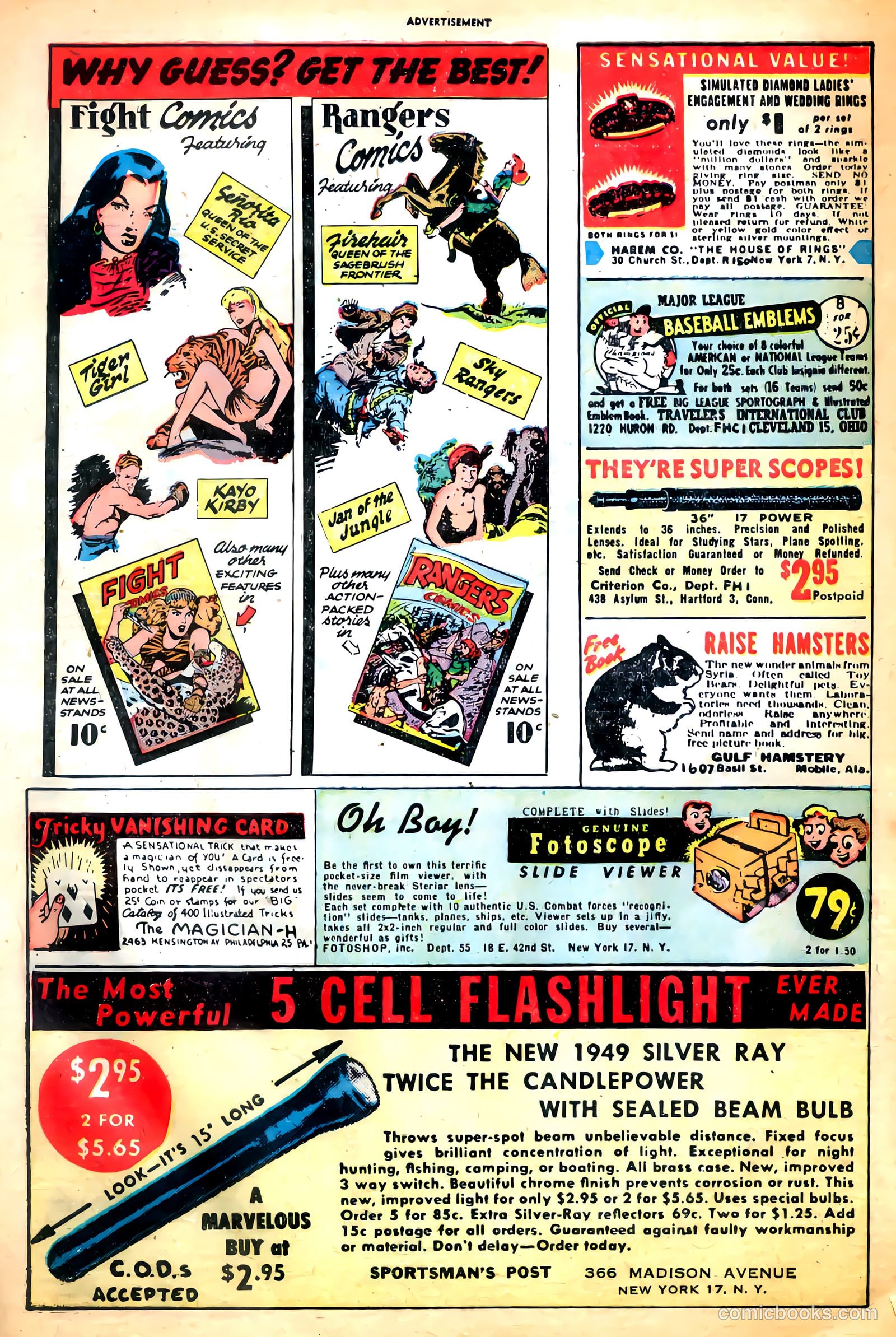 Planet Comics #62 (1949) — page 34 of 36