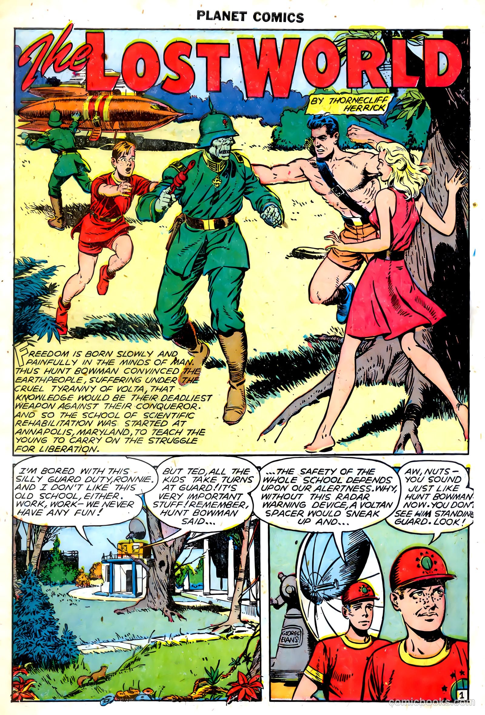 Planet Comics #63 (1949) — page 3 of 36