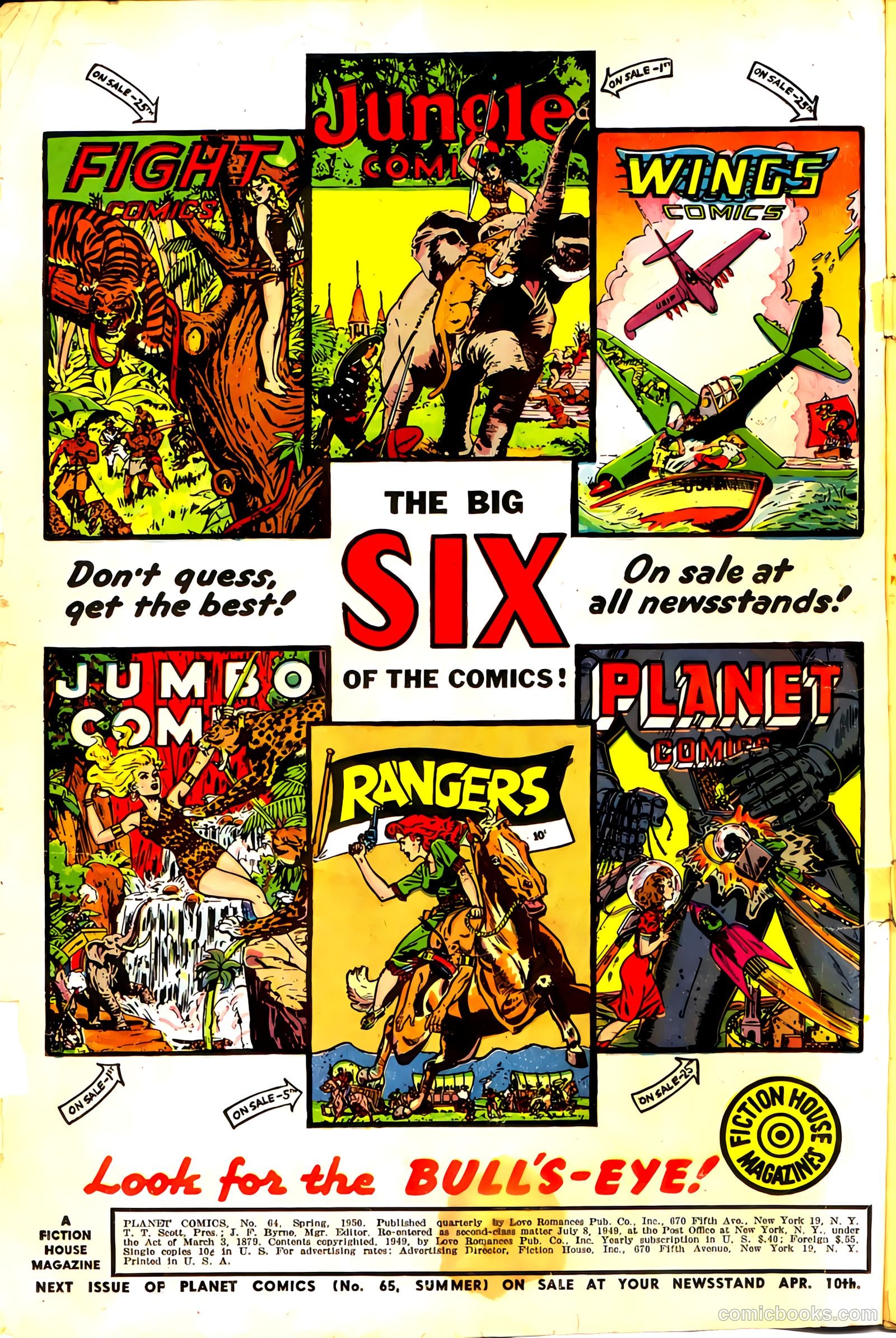 Planet Comics #64 (1950) — page 3 of 53