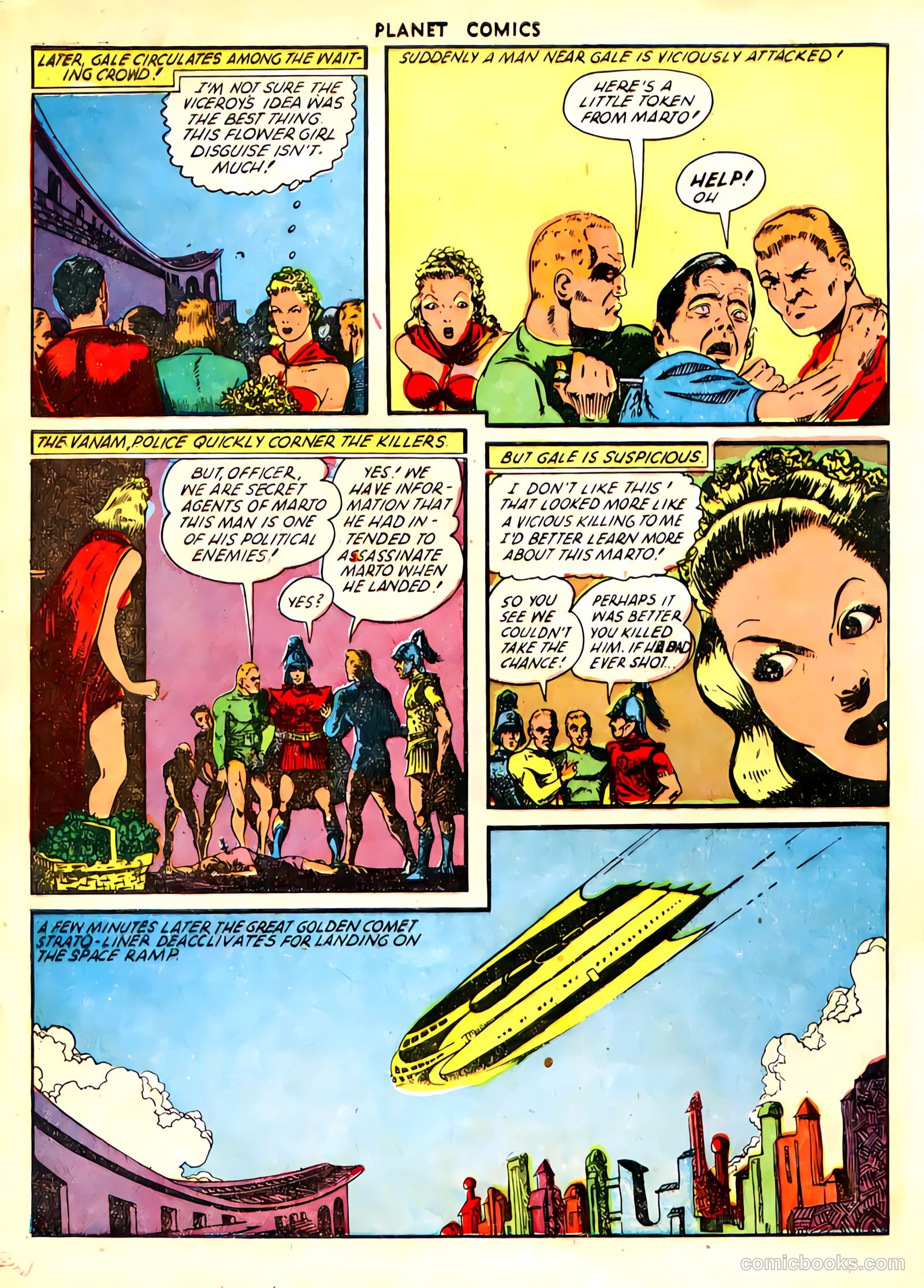 Planet Comics #65 (1951) — page 4 of 36