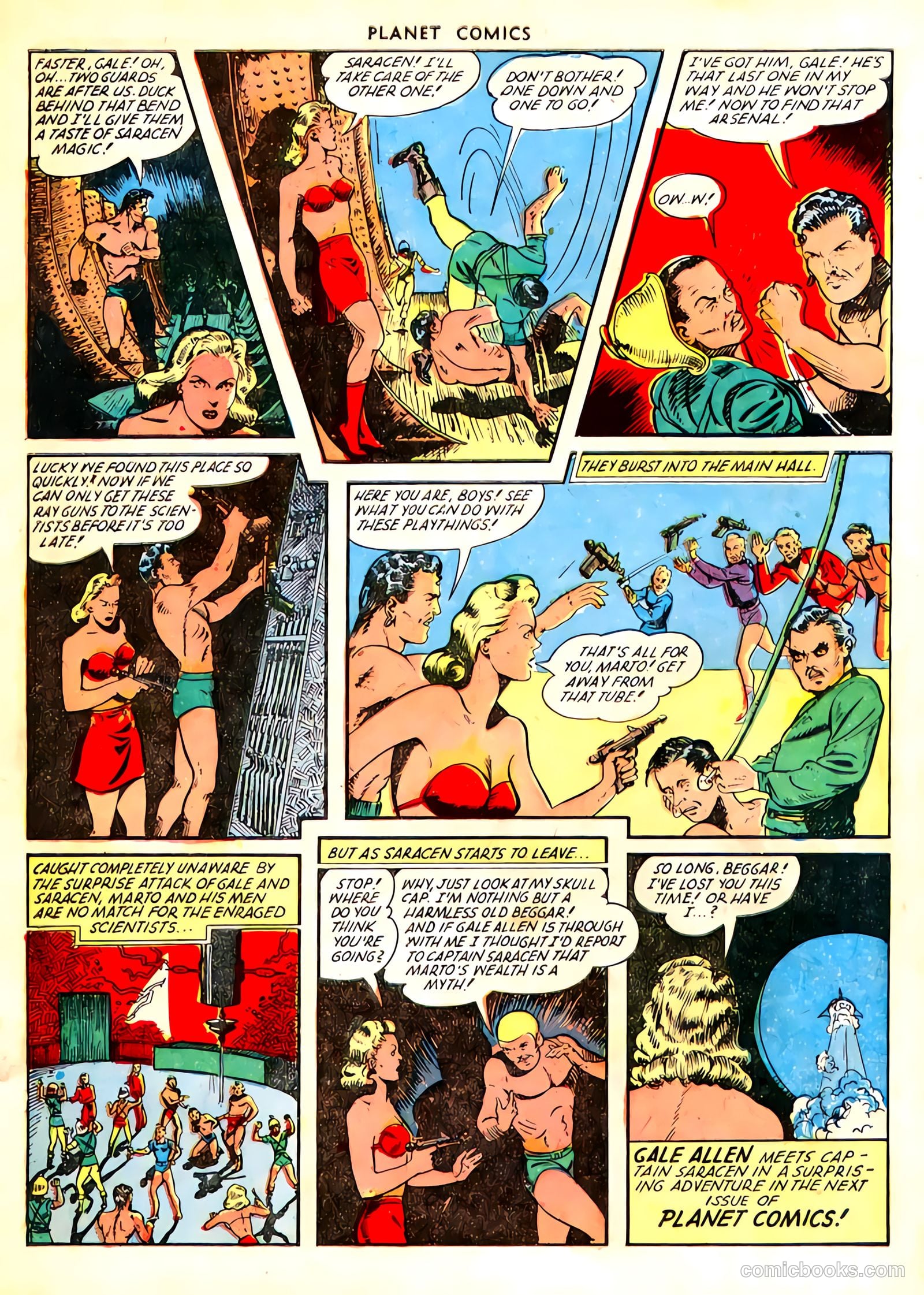 Planet Comics #65 (1951) — page 8 of 36