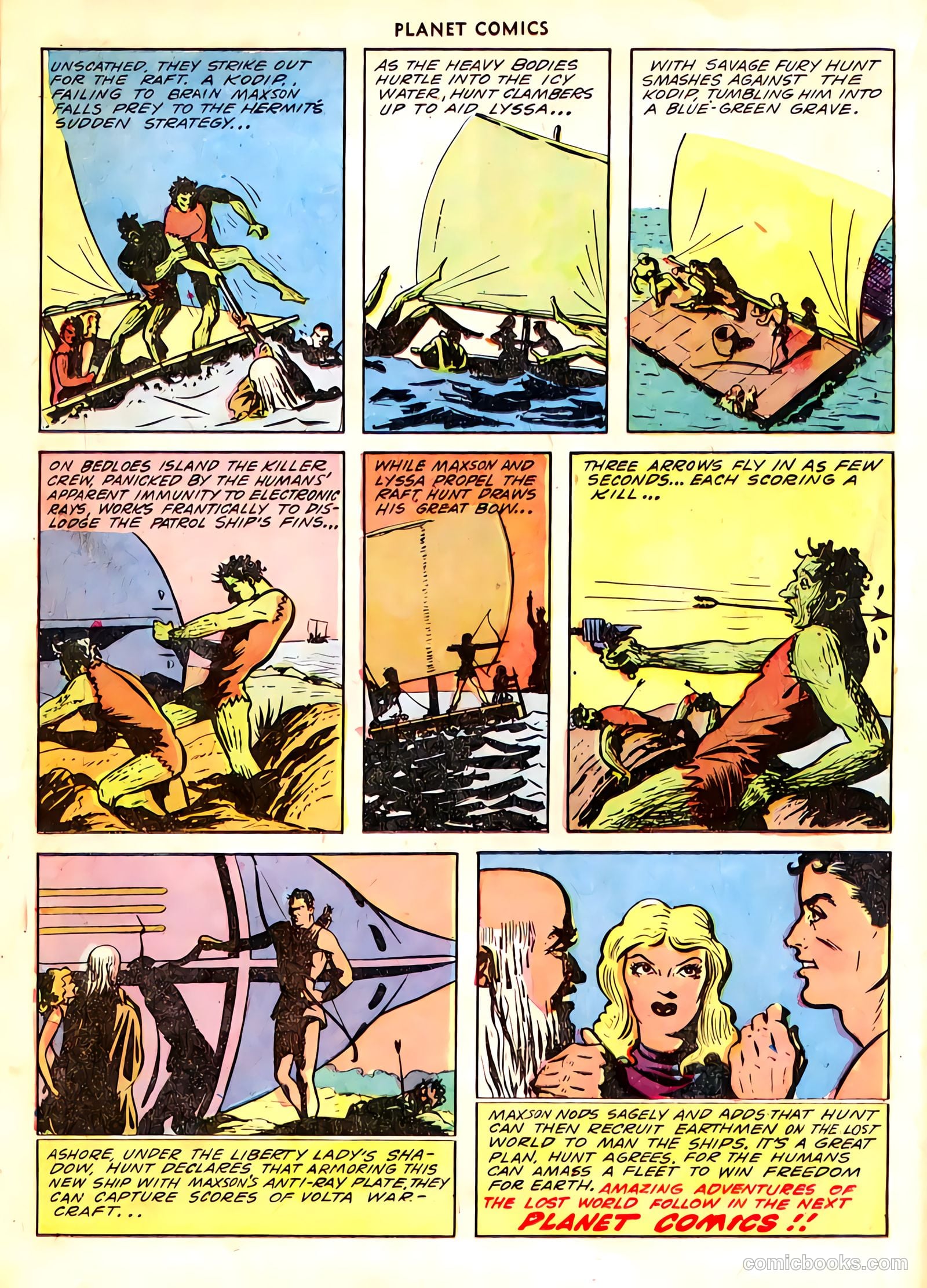 Planet Comics #65 (1951) — page 18 of 36