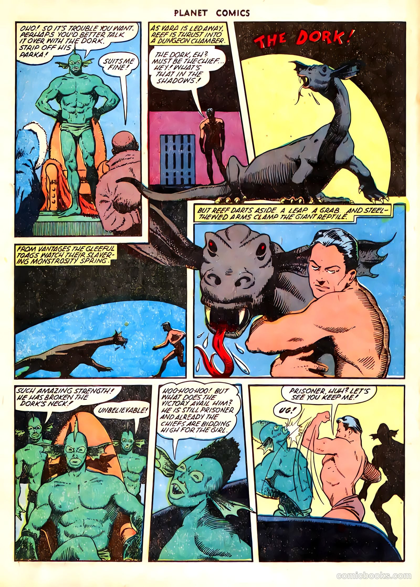 Planet Comics #65 (1951) — page 22 of 36