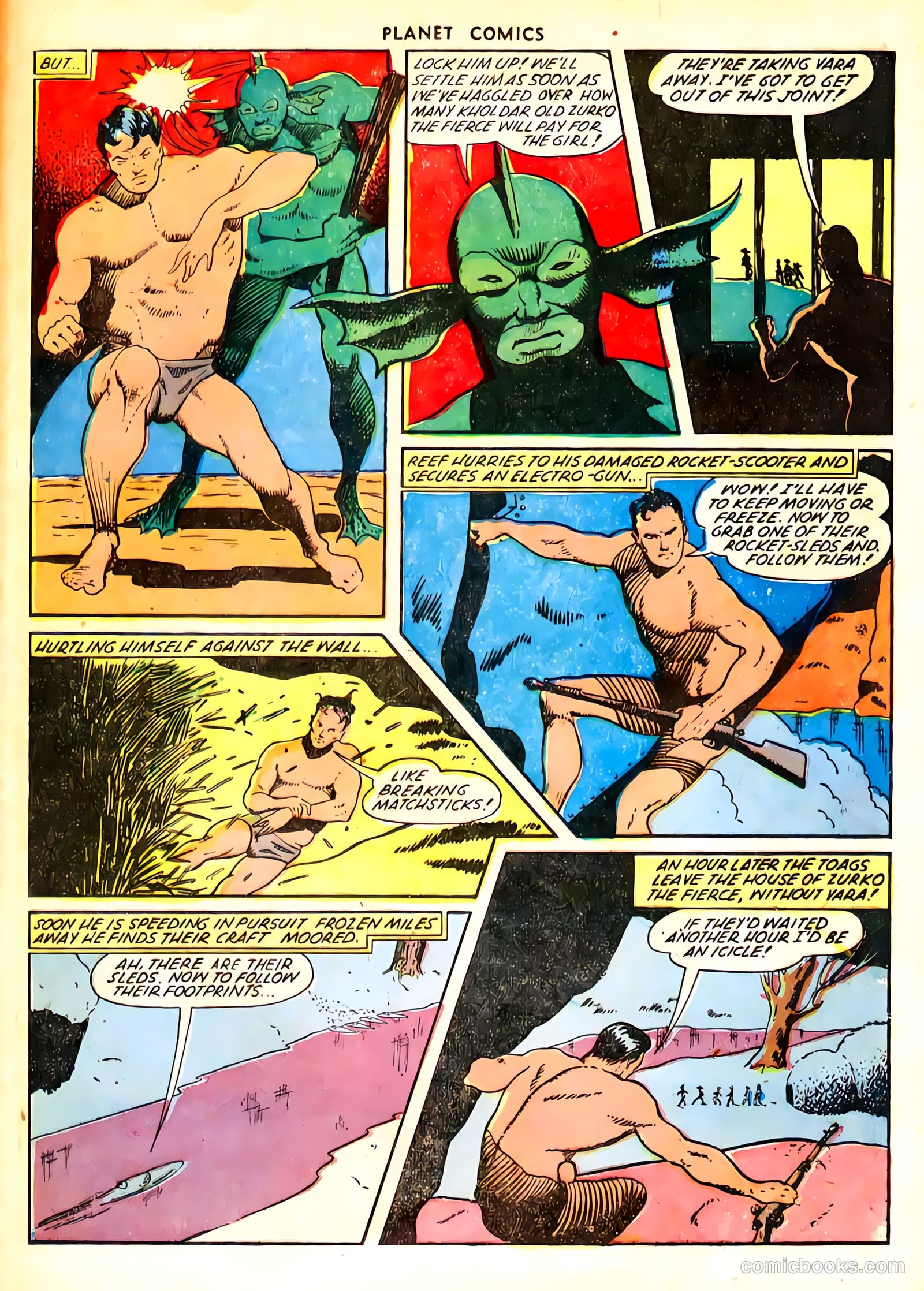 Planet Comics #65 (1951) — page 23 of 36