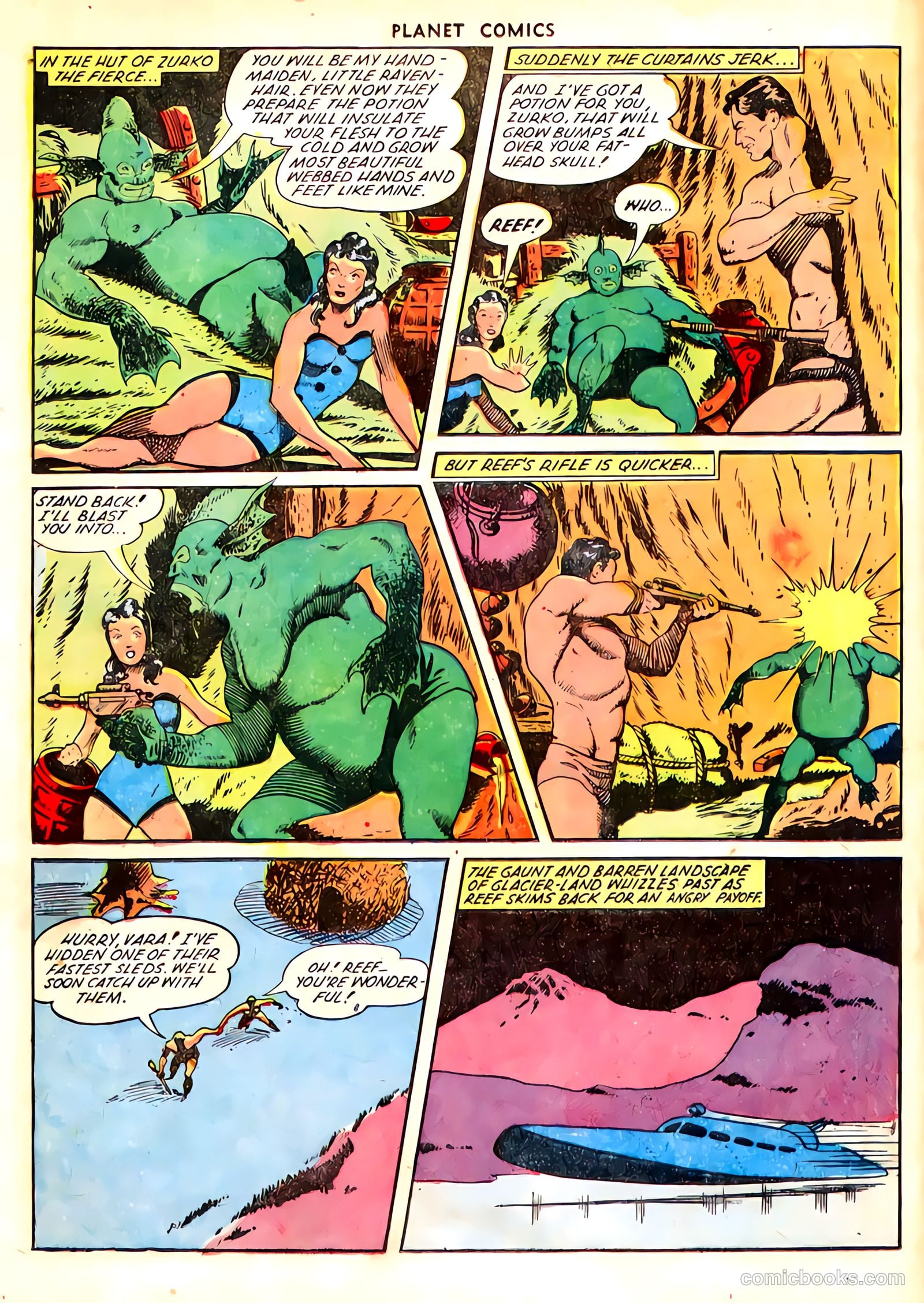 Planet Comics #65 (1951) — page 24 of 36